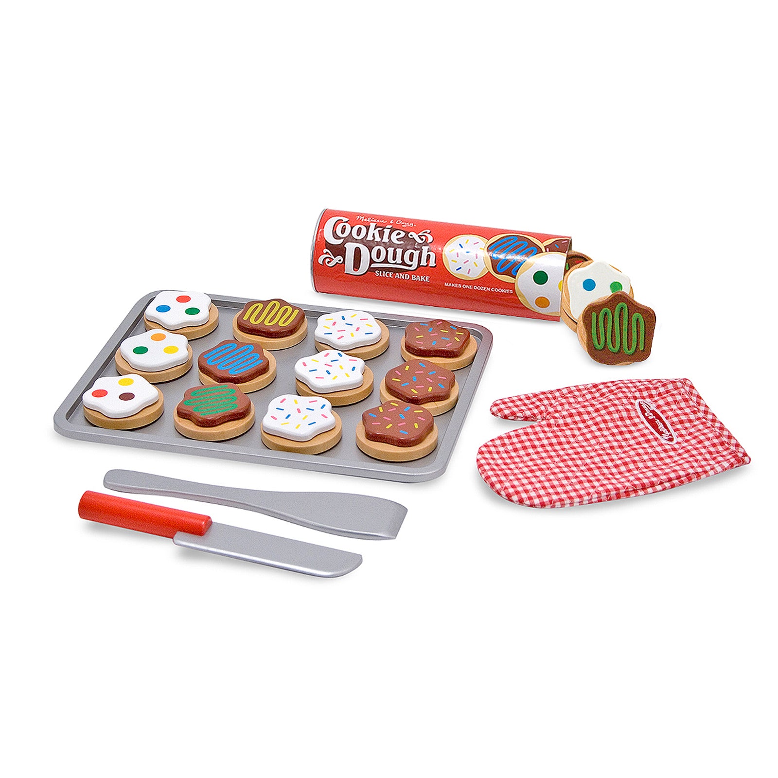 Alternative view of Melissa & Doug 12-Piece Slice and Bake Cookie Play Set