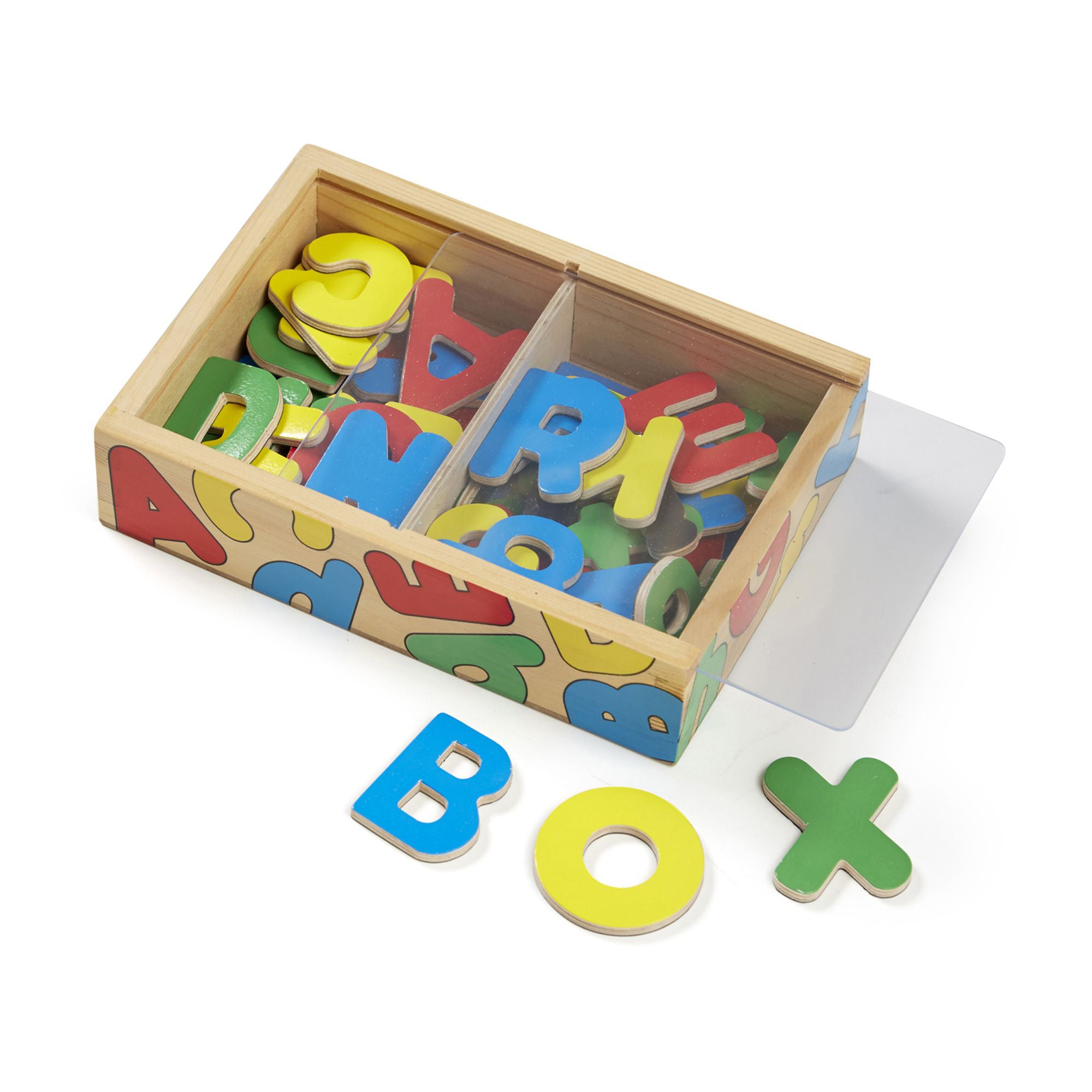 Melissa & Doug Alphabet Adventure - Wooden Magnetic Letters Set