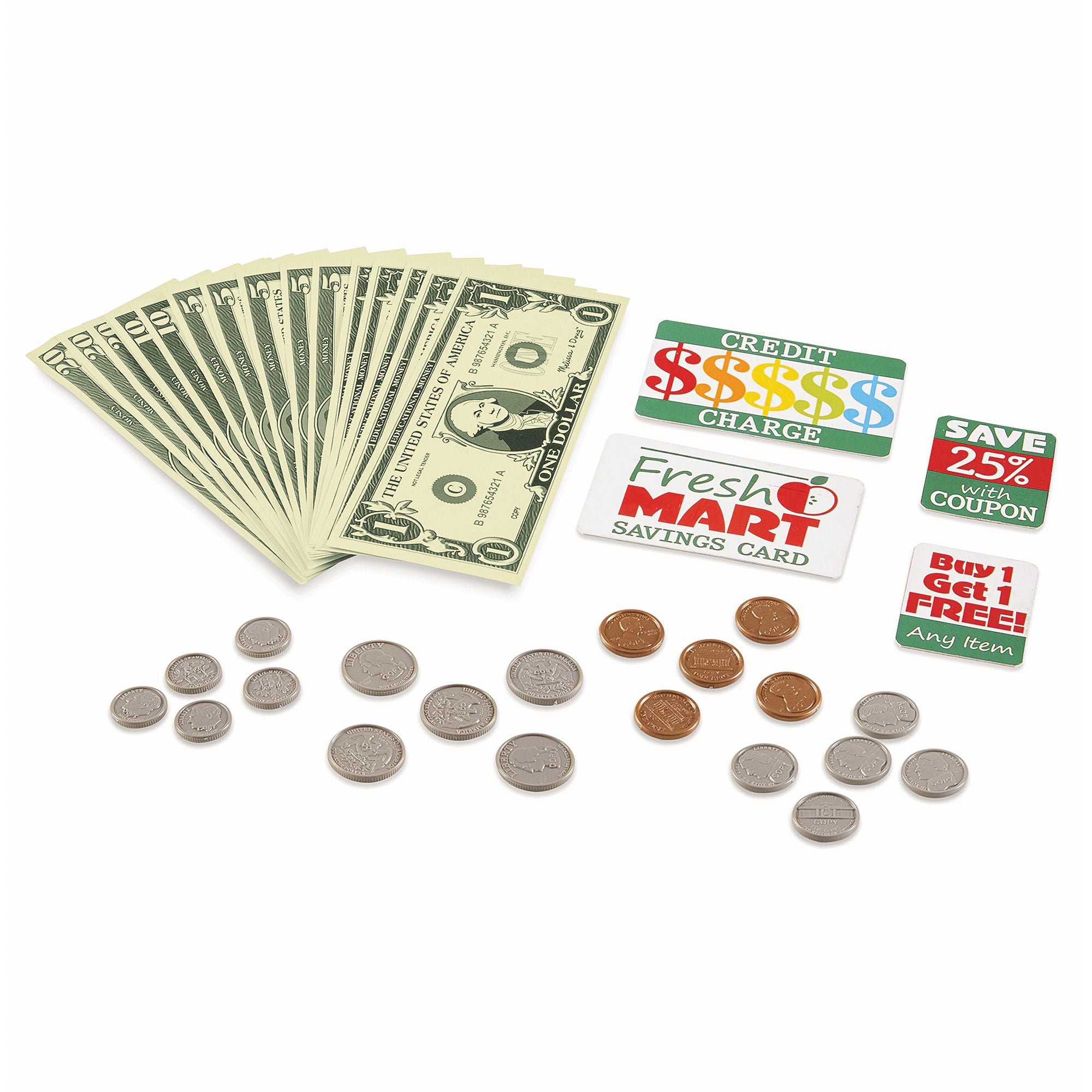 Melissa & Doug Fresh Mart Grocery Store Accessory Set - Image 6