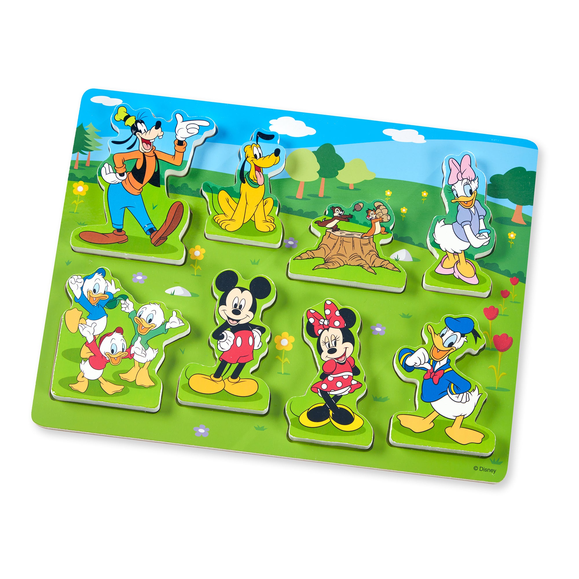 Alternative view of Melissa & Doug Mickey Mouse 8-Piece Wooden Chunky Puzzle