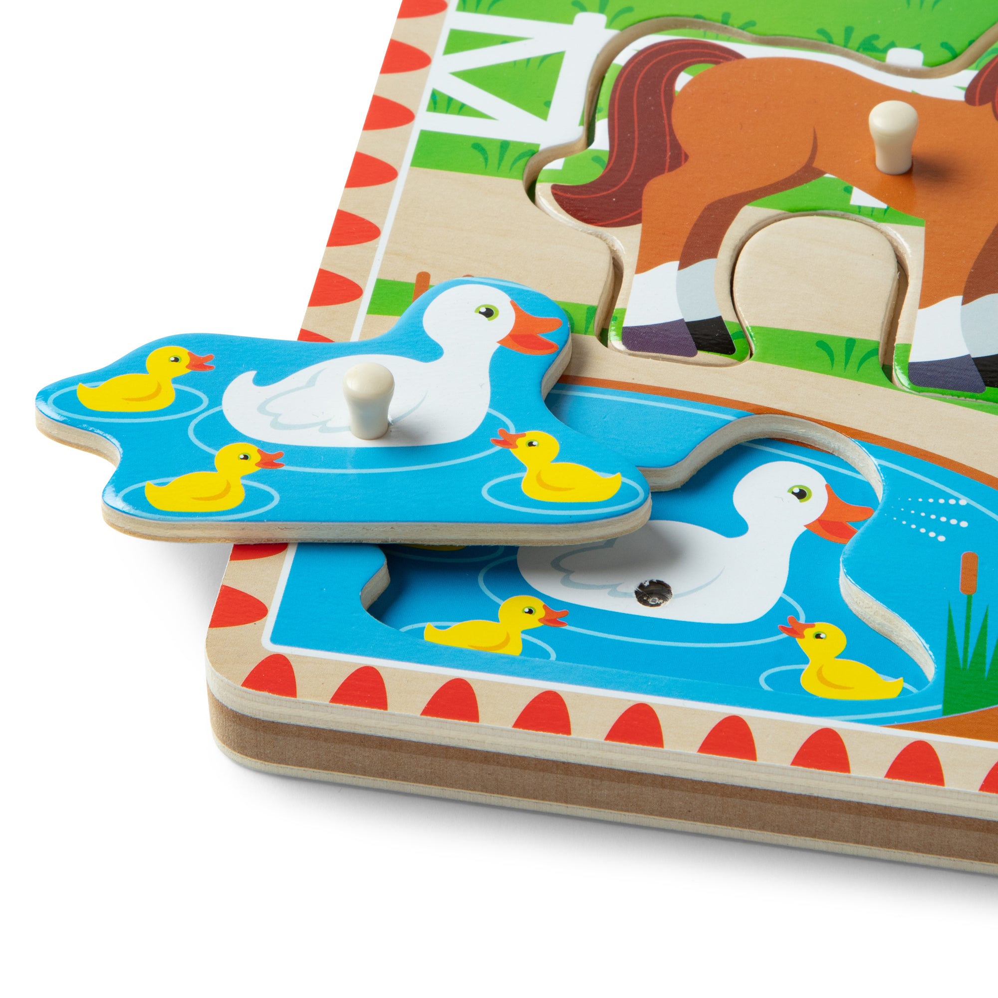 Melissa & Doug Old MacDonald's Farm Sound Puzzle - 8 Pieces - Image 4