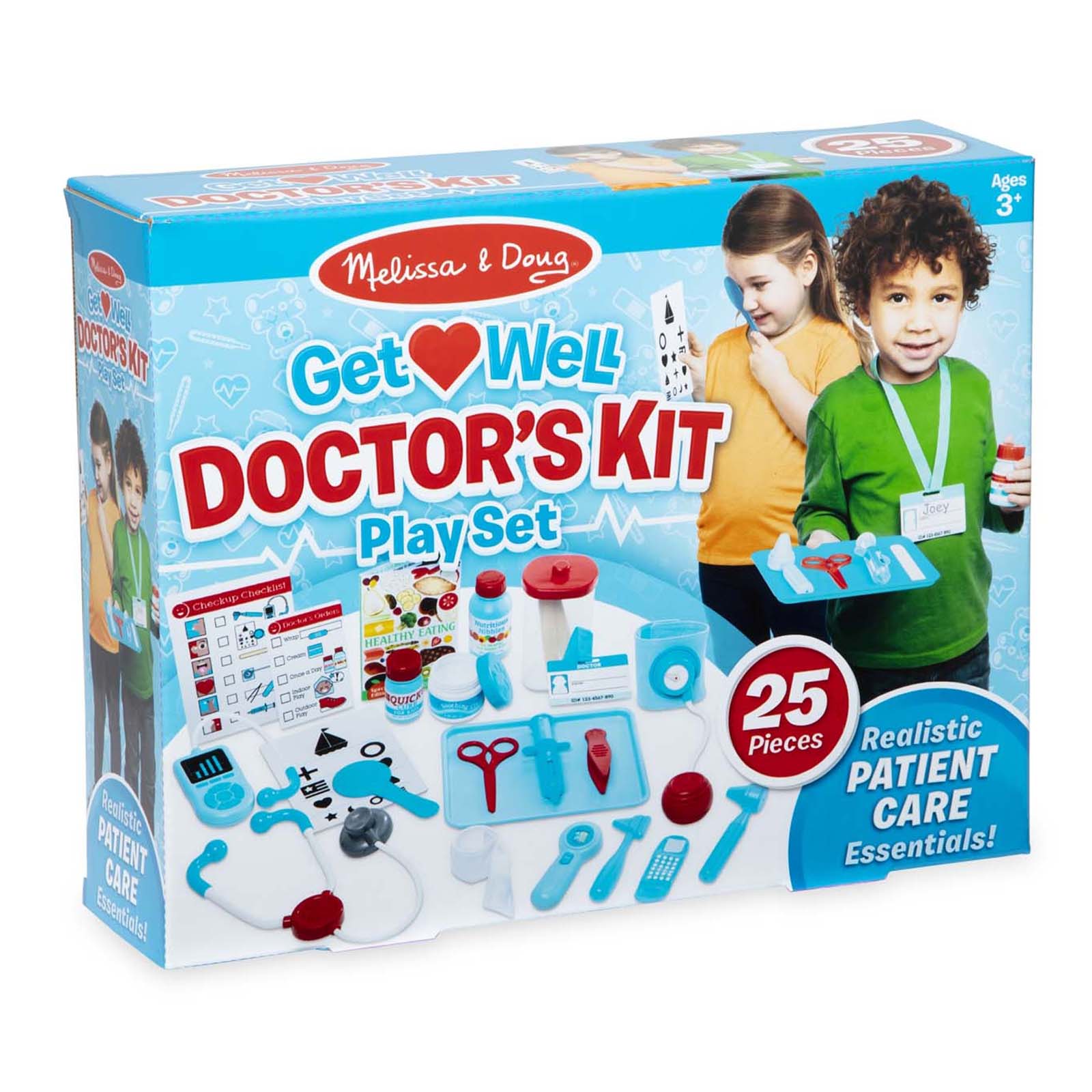 Melissa & Doug 25-Piece Get Well Doctor's Kit Play Set