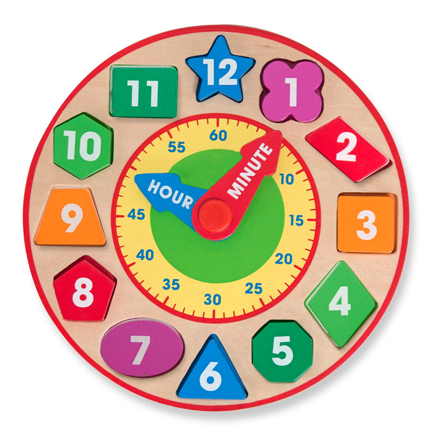 Alternative view of Melissa & Doug Shape Sorting Clock - Interactive Educational Toy