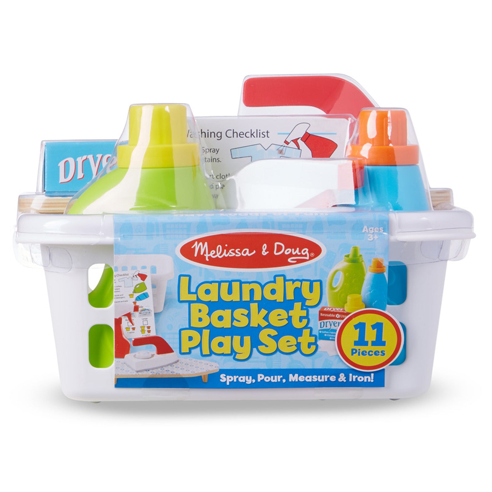 Alternative view of Melissa & Doug 11-Piece Laundry Basket Play Set