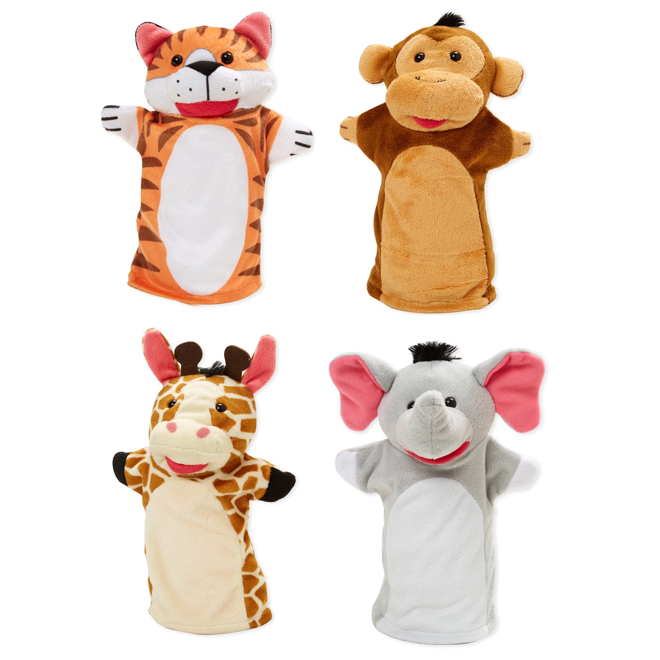 Alternative view of Melissa & Doug Zoo Friends Hand Puppet Set - 4-Piece