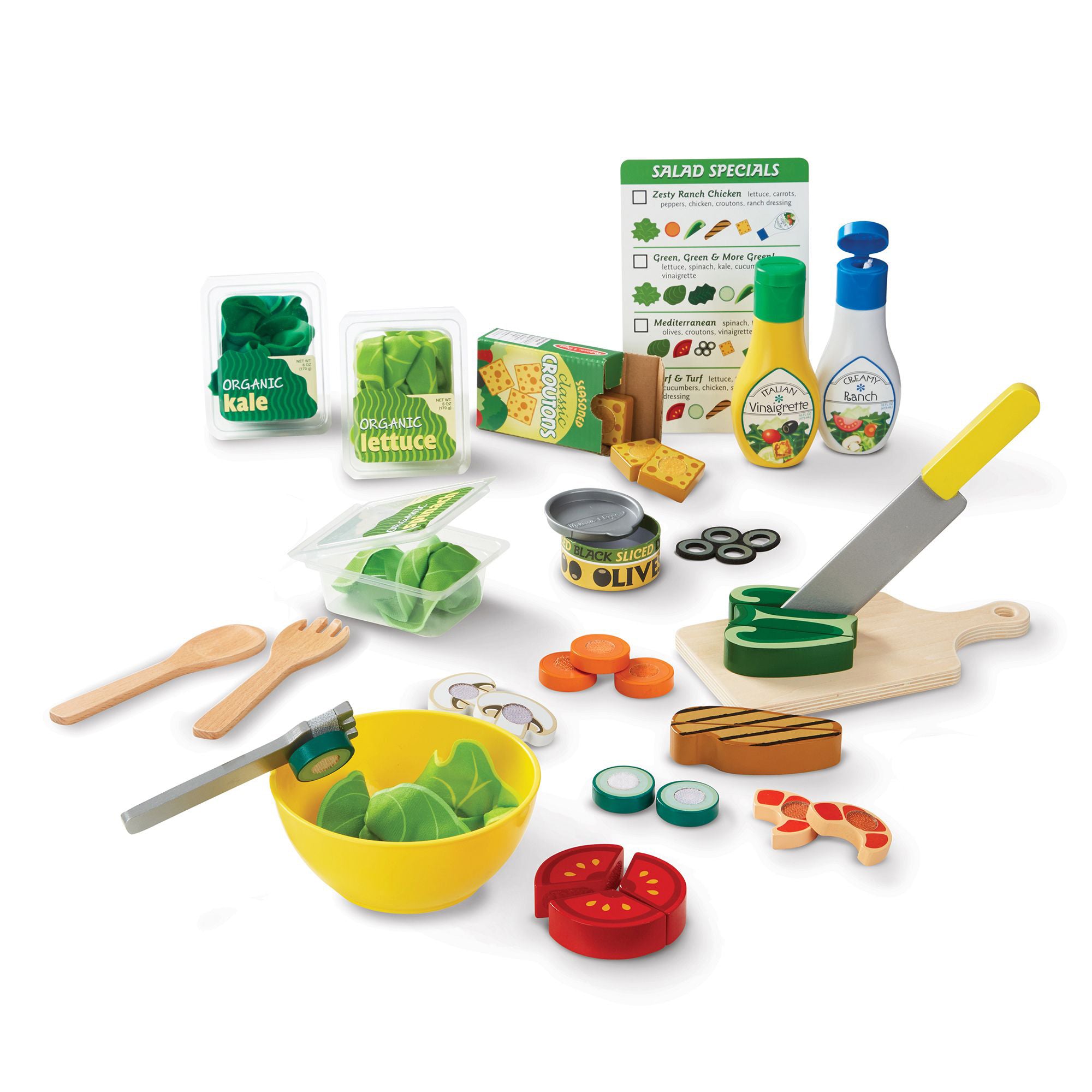 Melissa & Doug 52-Piece Slice & Toss Salad Playset