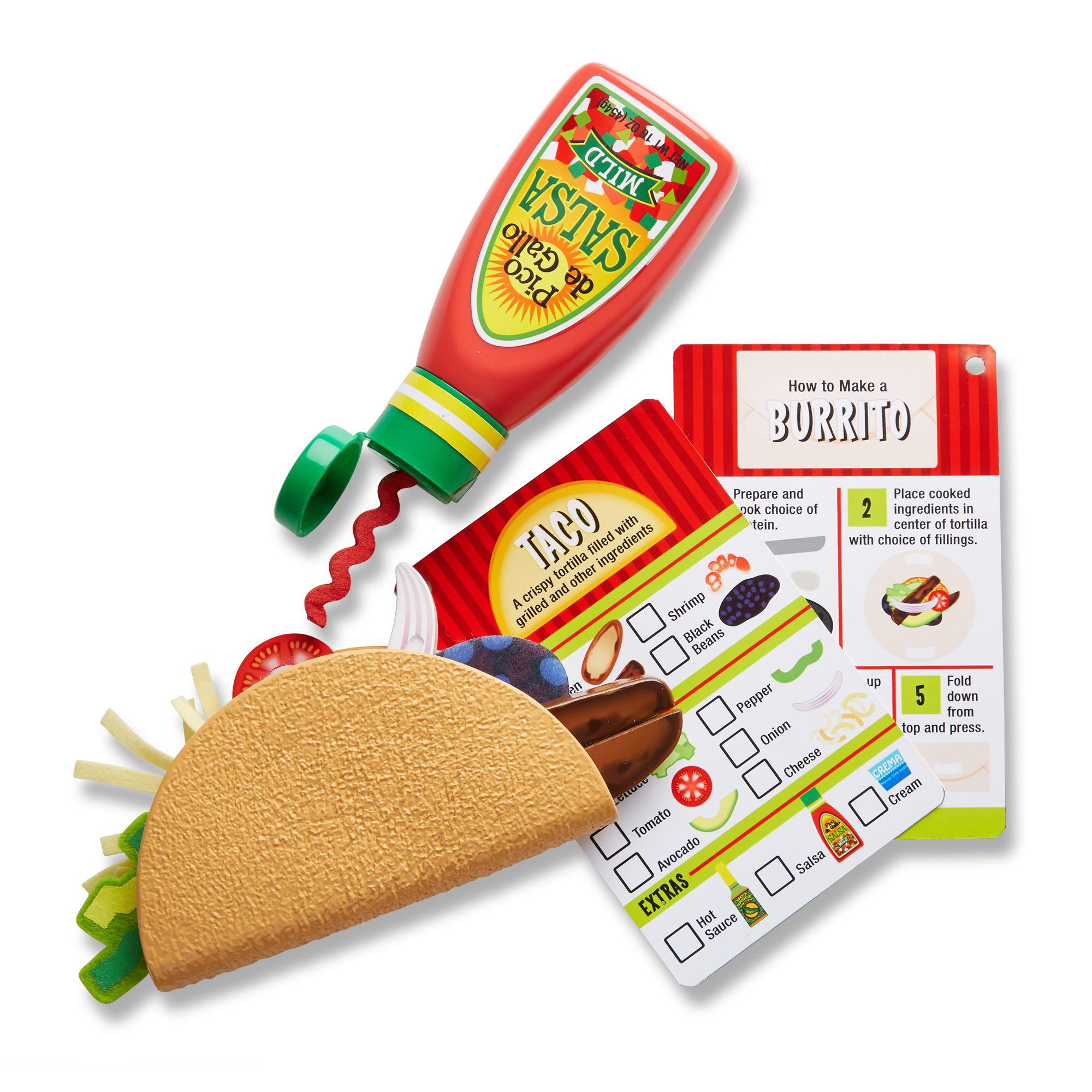 Alternative view of Melissa & Doug Fill & Fold Taco & Tortilla Set