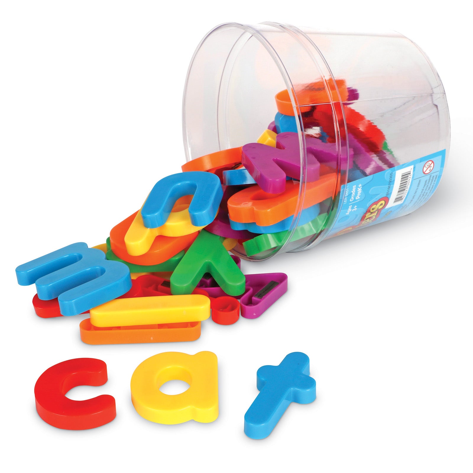 Learning Resources Jumbo Magnetic Lowercase Letters - Colorful, Oversized - Image 2