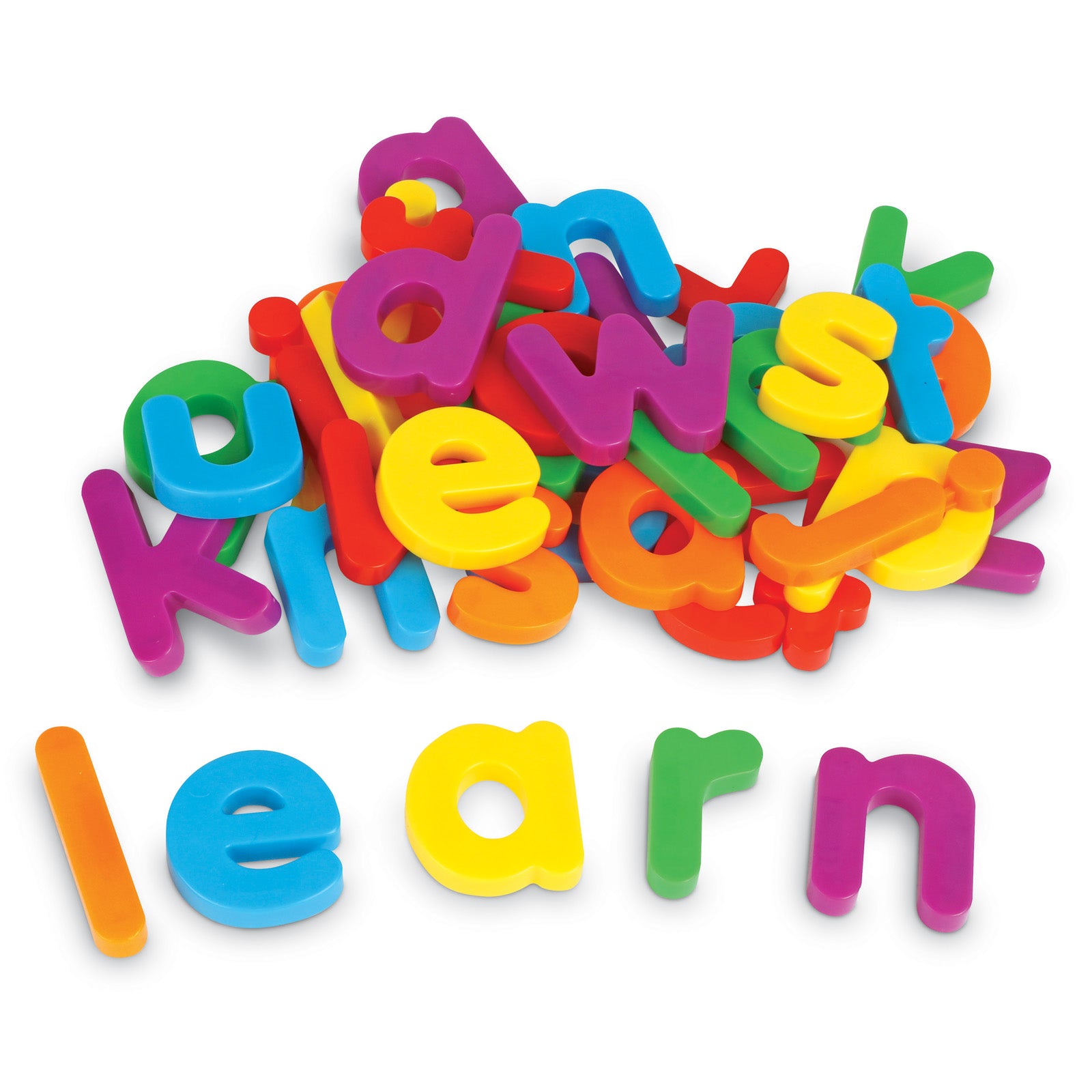 Learning Resources Jumbo Magnetic Lowercase Letters - Colorful, Oversized - Image 3