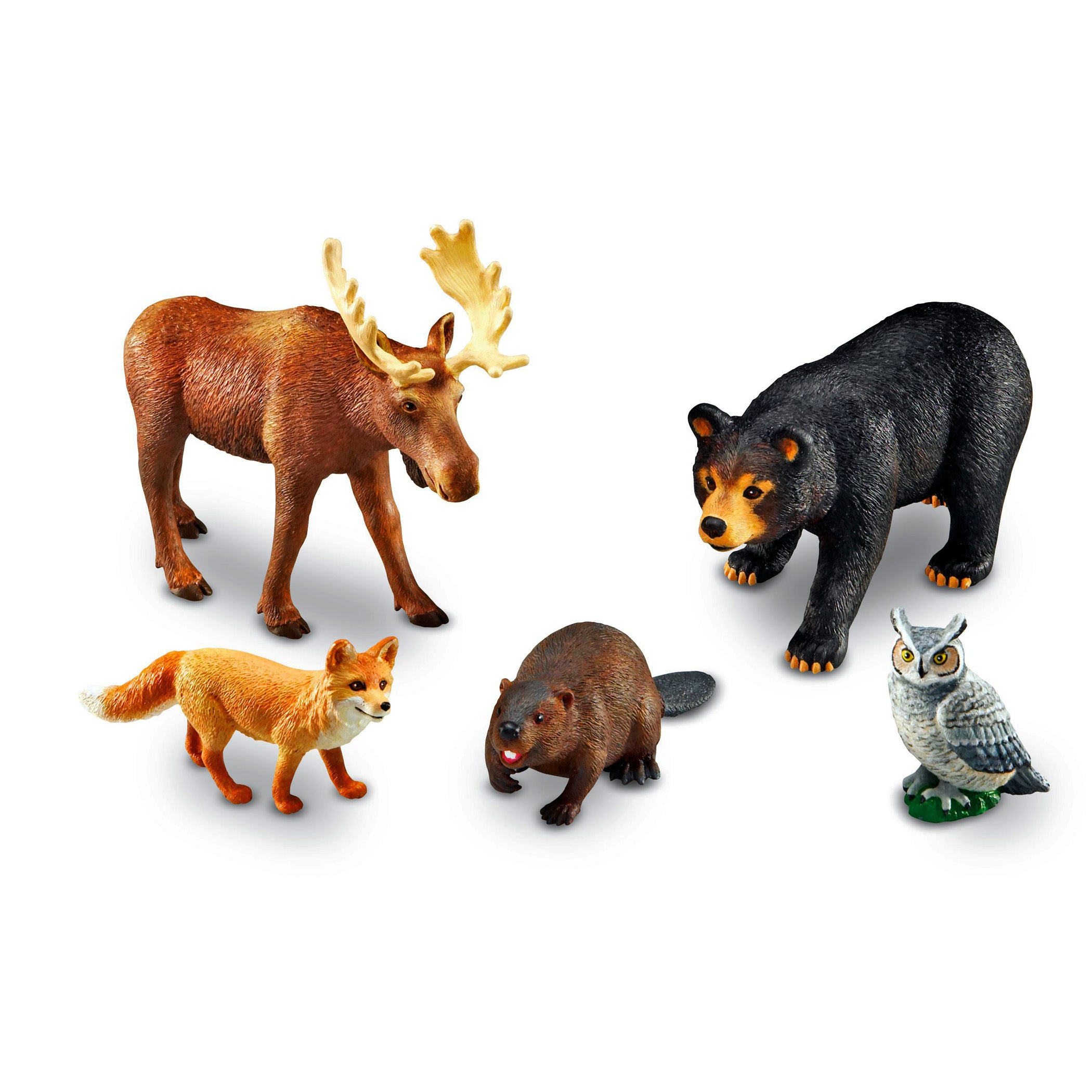 Alternative view of Learning Resources Jumbo Forest Animals Playset - Set of 5