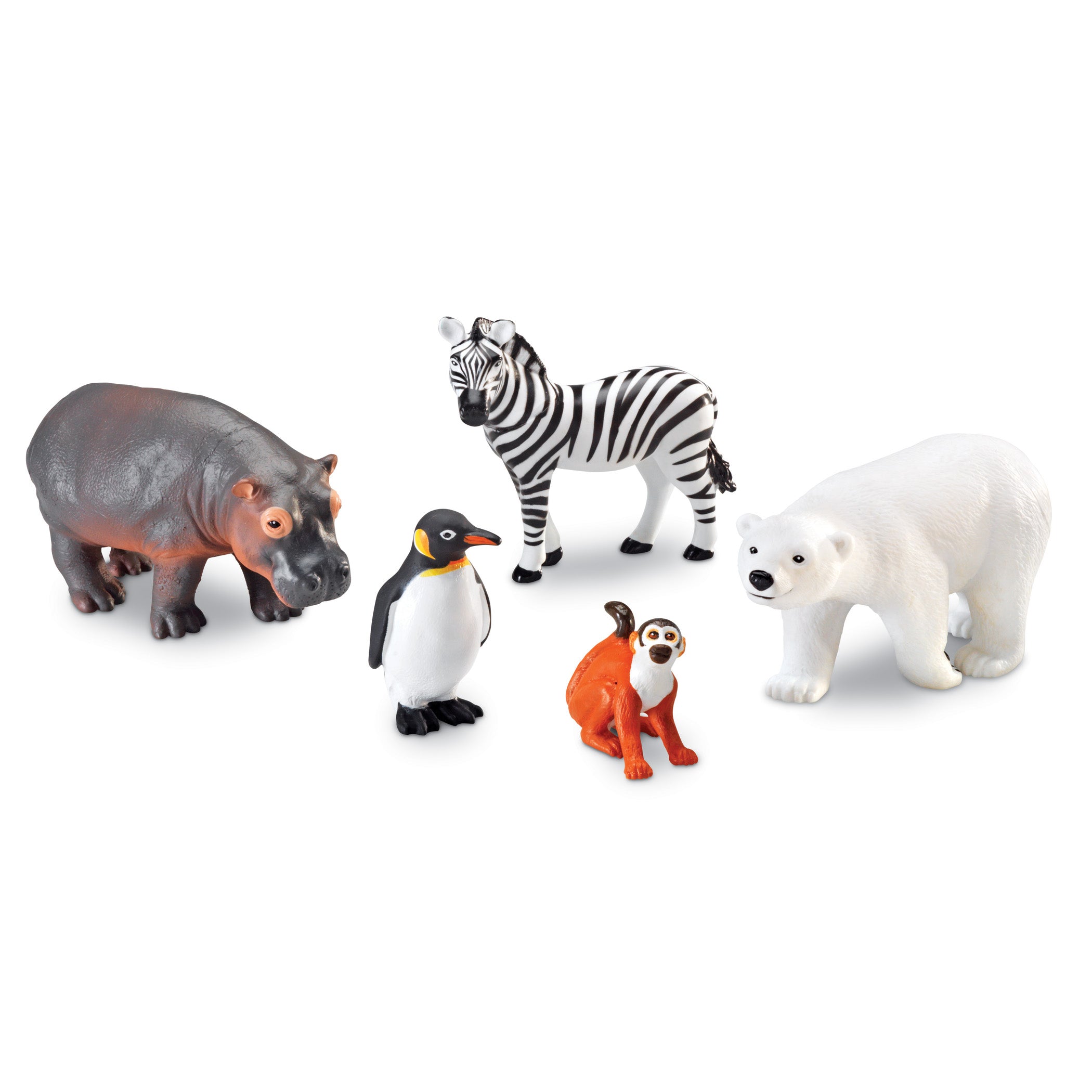 Alternative view of Learning Resources Jumbo Zoo Animals - Playful 5-Piece Set