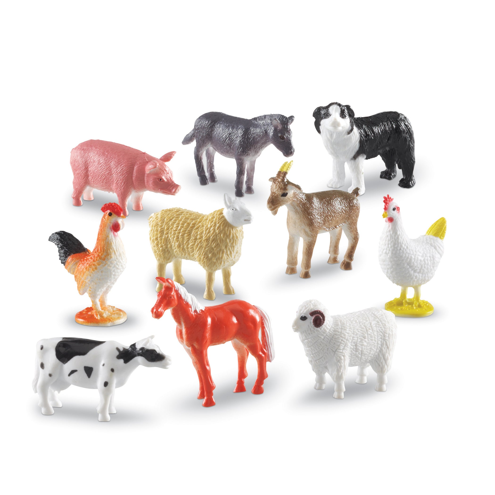 Learning Resources Farm Animal Counters - Playful Counting Set - 60 Pieces - Image 2