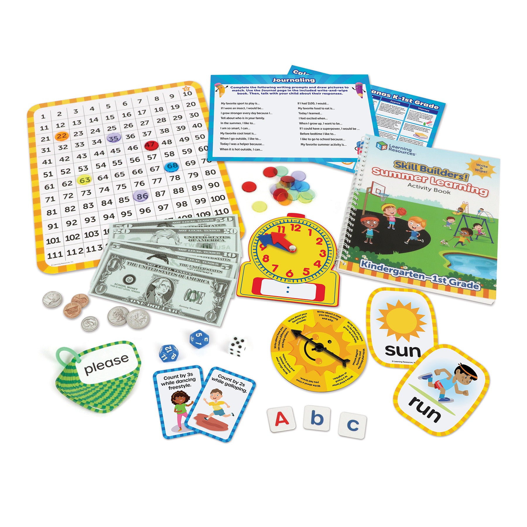 Learning Resources Skill Builders Summer Activity Kit - Transition from K to 1st - Image 2
