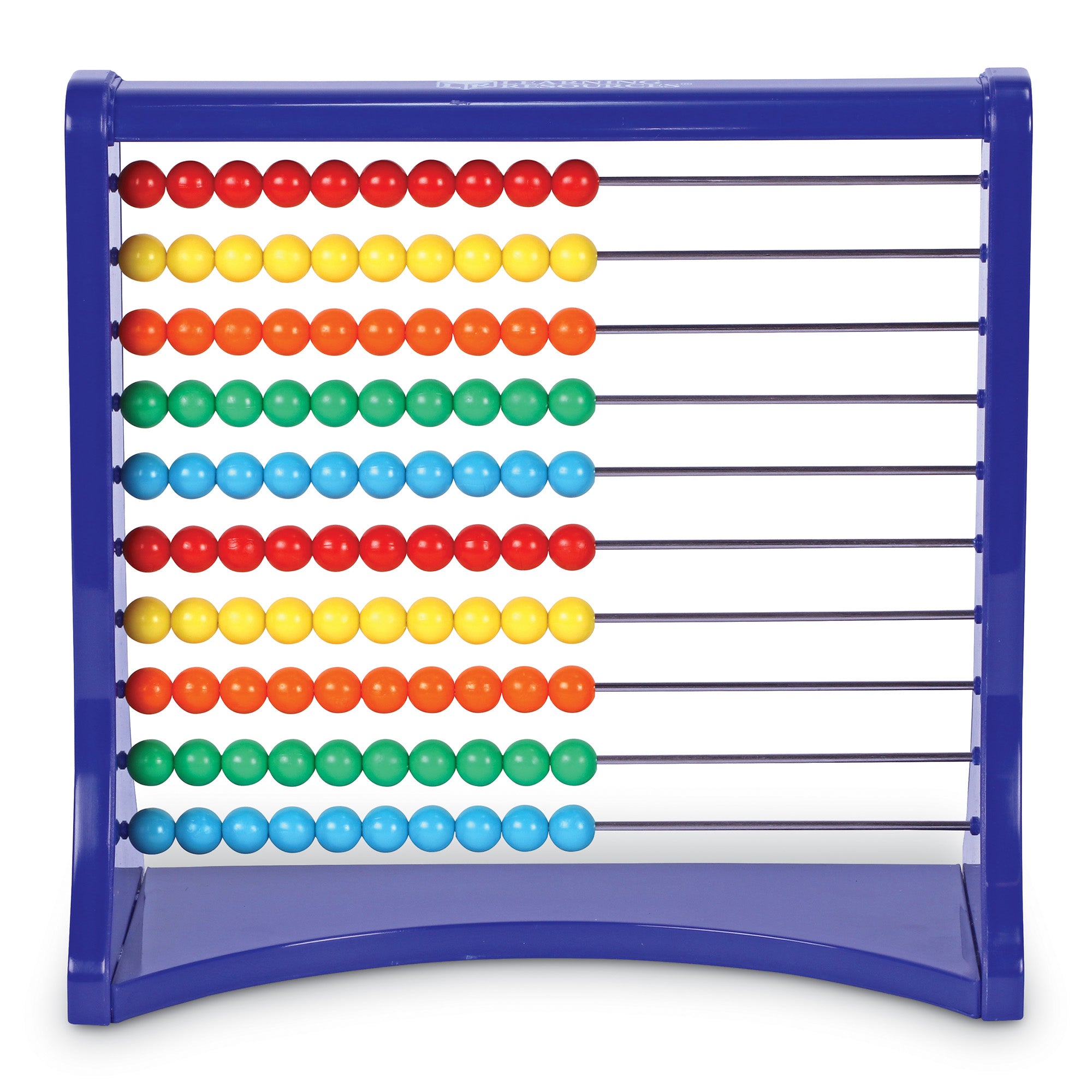 Alternative view of Learning Resources Ten-Row Abacus - Colorful Early Math Educator