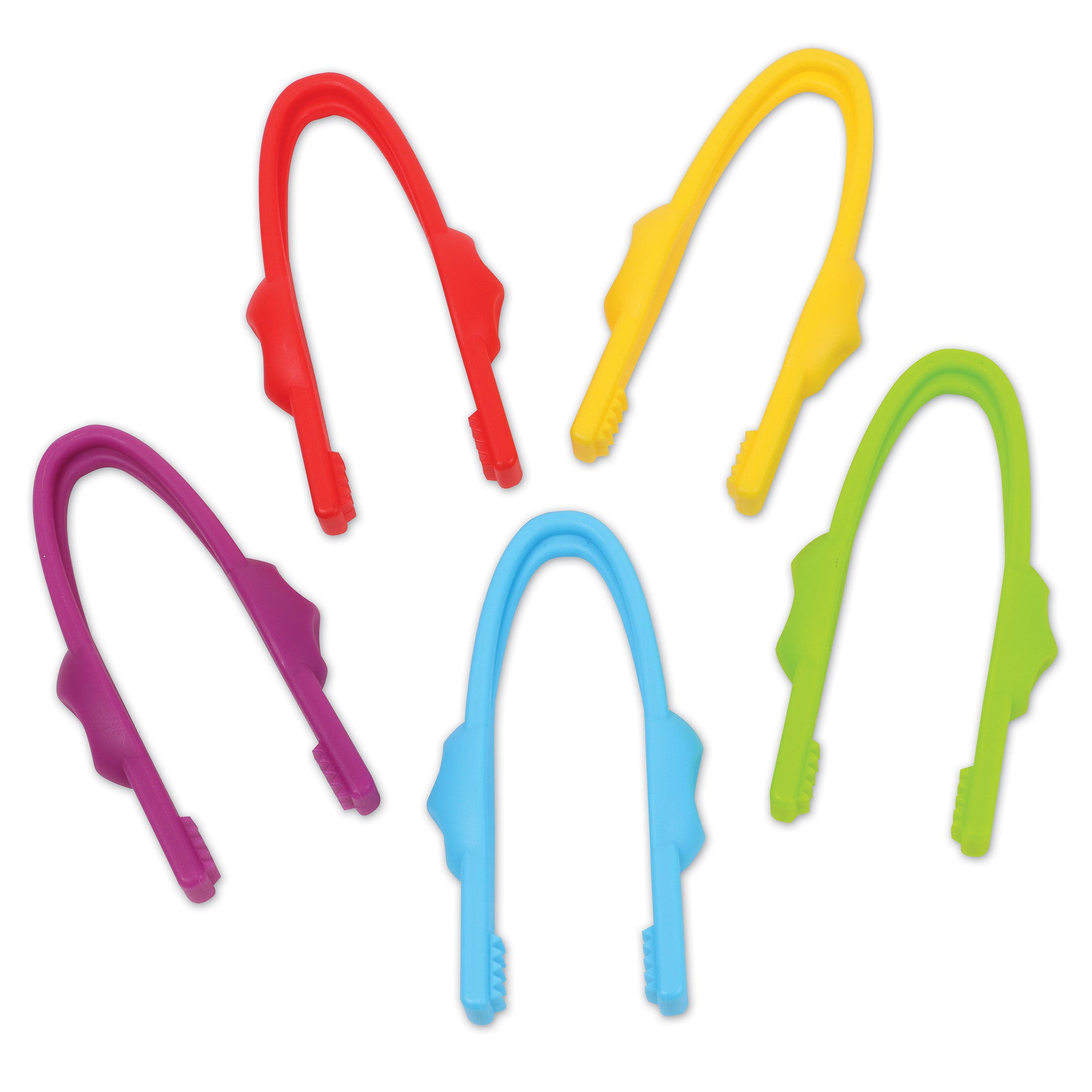 Learning Resources Easy Grip Preschool Tweezers - Colorful Learning Tools - Pack of 12 - Image 3