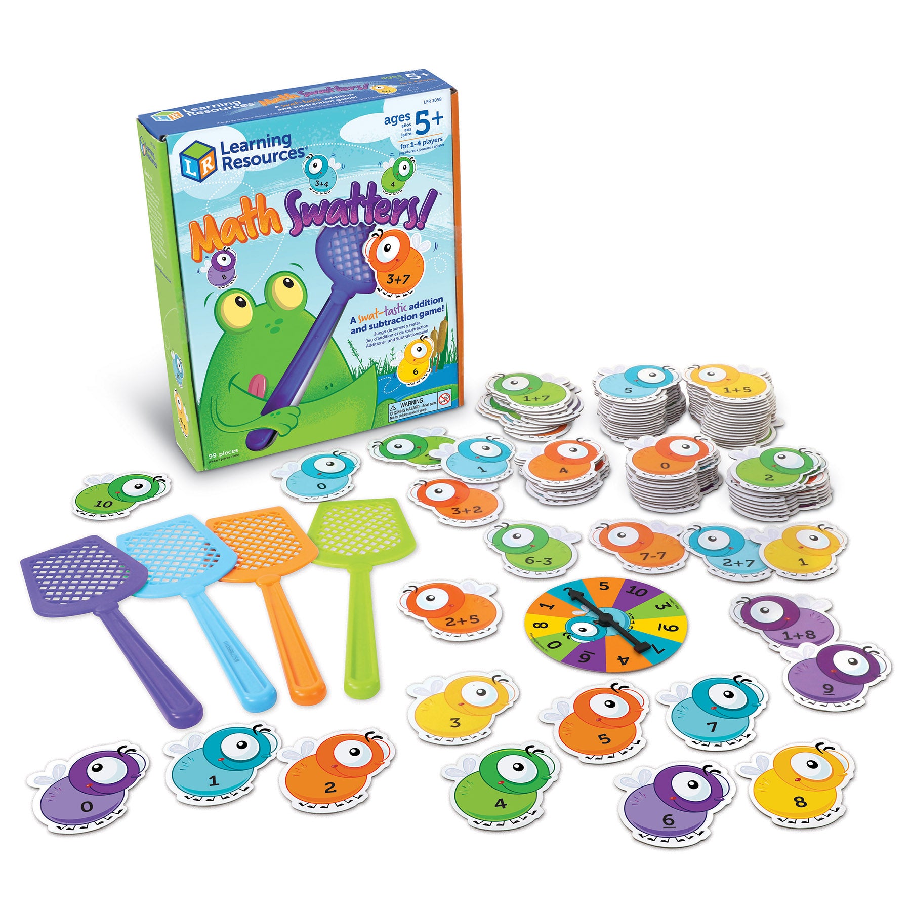 Learning Resources Math Swatters Game - Addition & Subtraction