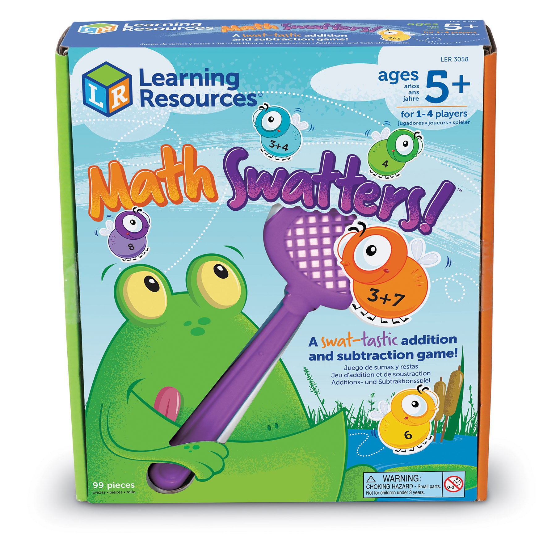 Alternative view of Learning Resources Math Swatters Game - Addition & Subtraction