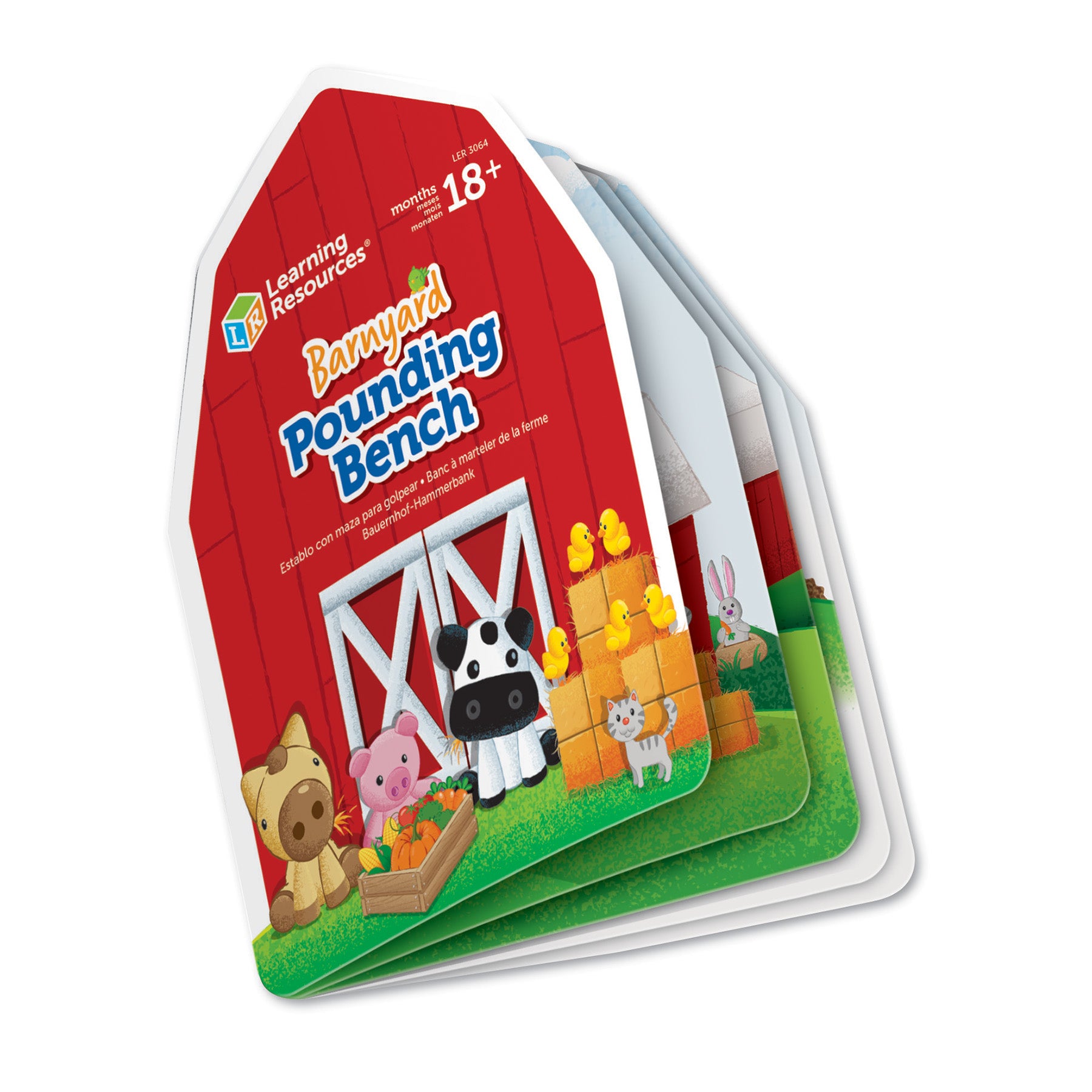 Learning Resources Barnyard Pounding Bench – Dual-Themed Educational Toy - Image 4