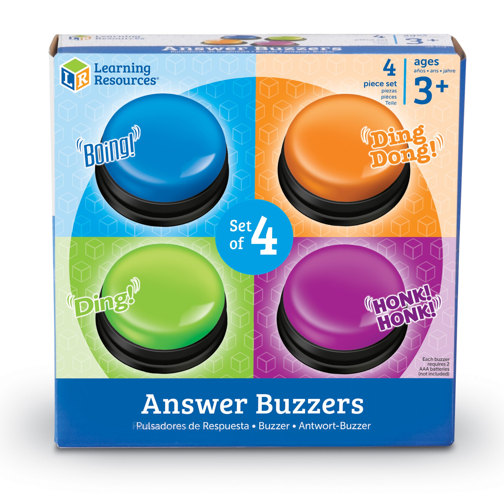 Learning Resources Answer Buzzers - Interactive Game Show Set of 4 - Image 3