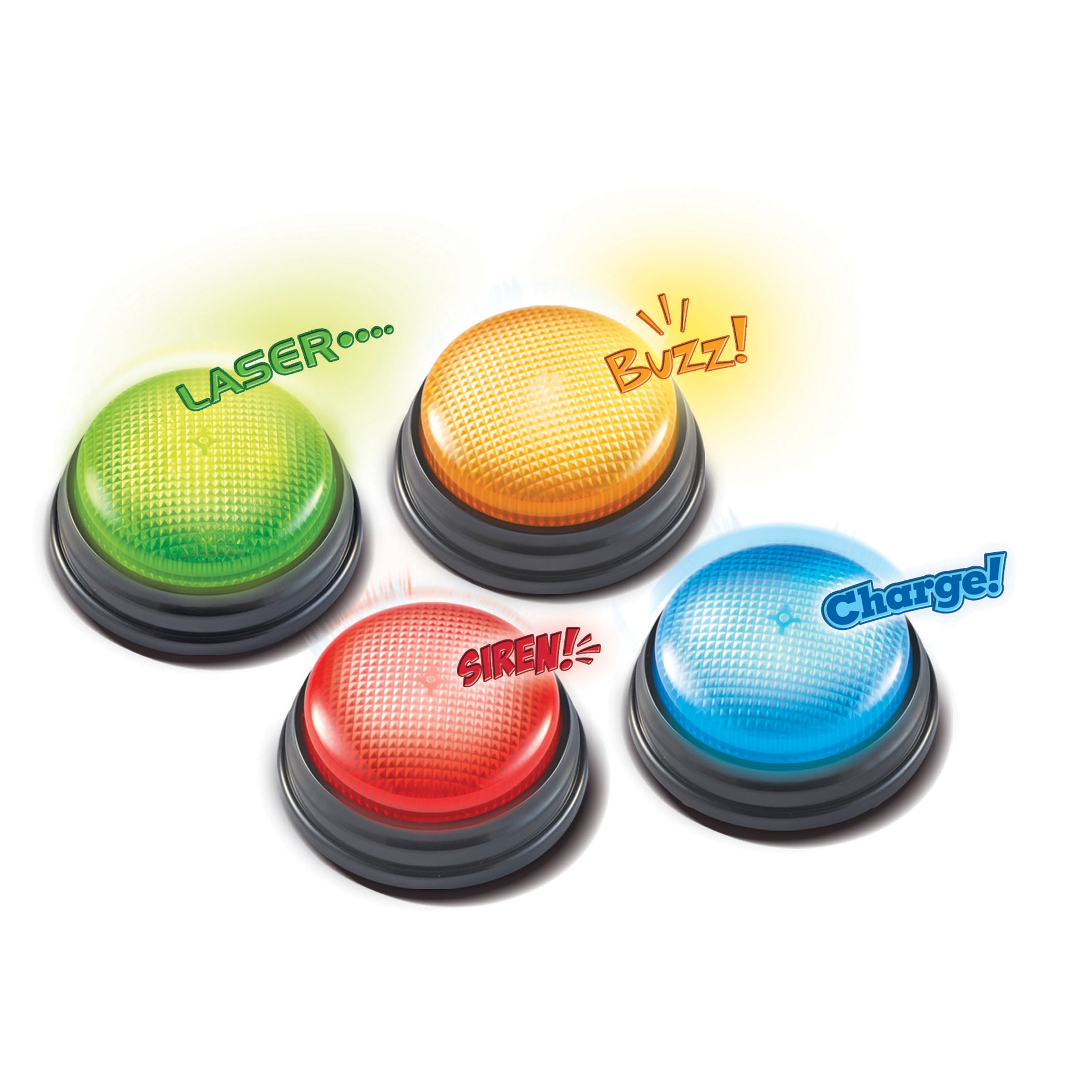 Learning Resources Lights and Sounds Answer Buzzers - Interactive Set of 4 - Image 2