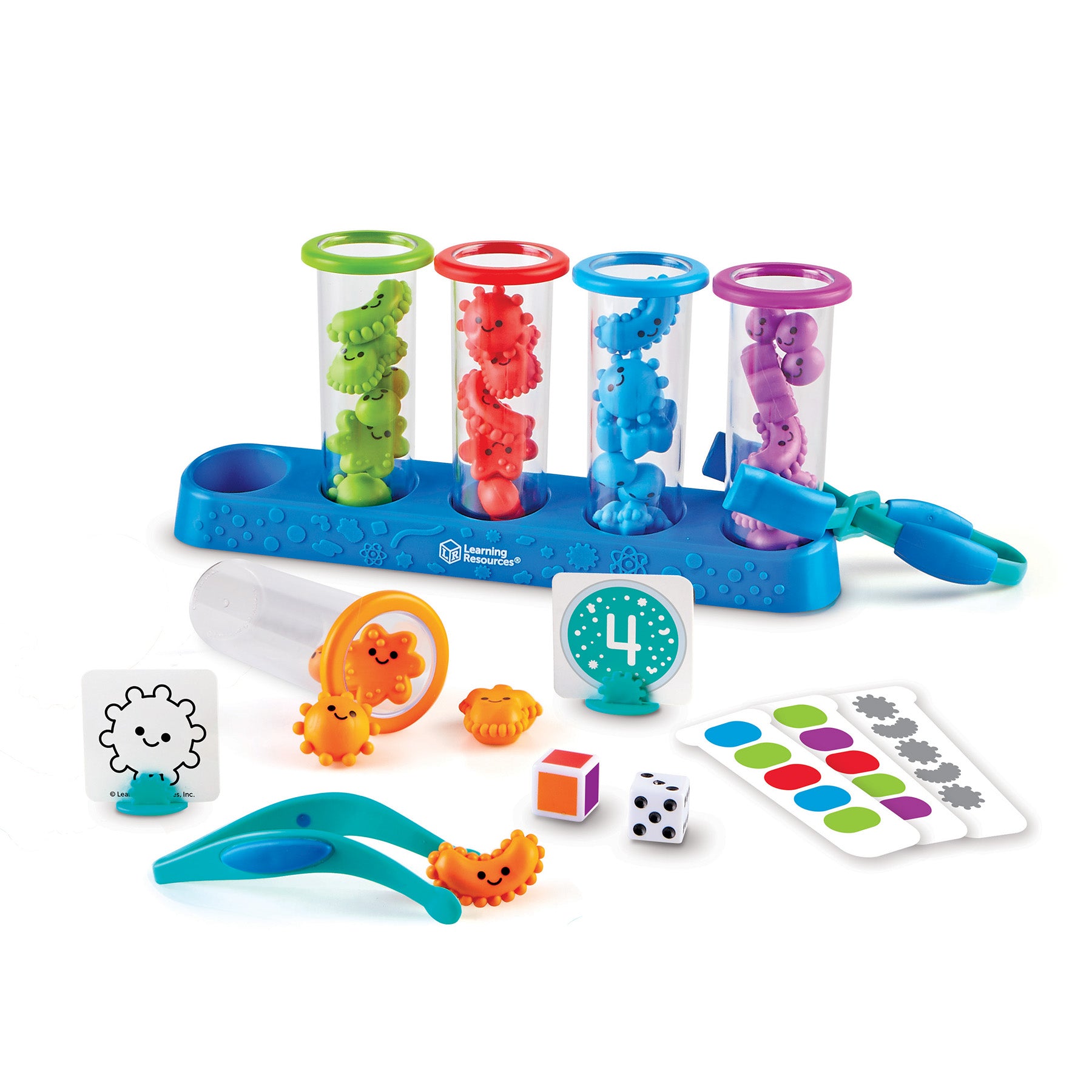 Learning Resources Silly Science - Colorful Germ Sorting Set - Image 3