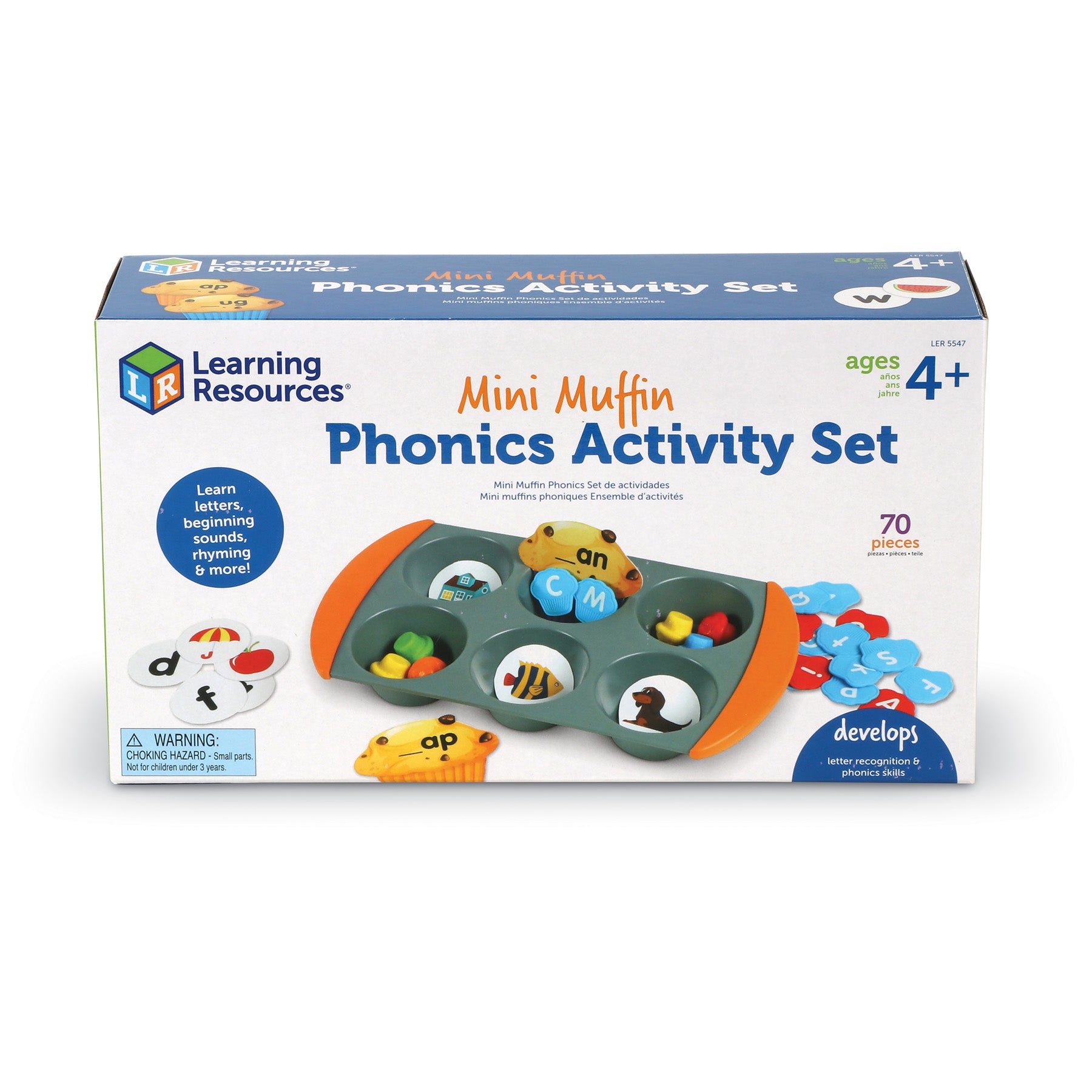 Learning Resources Mini Muffin Phonics Fun Set - Multicolor - Image 2