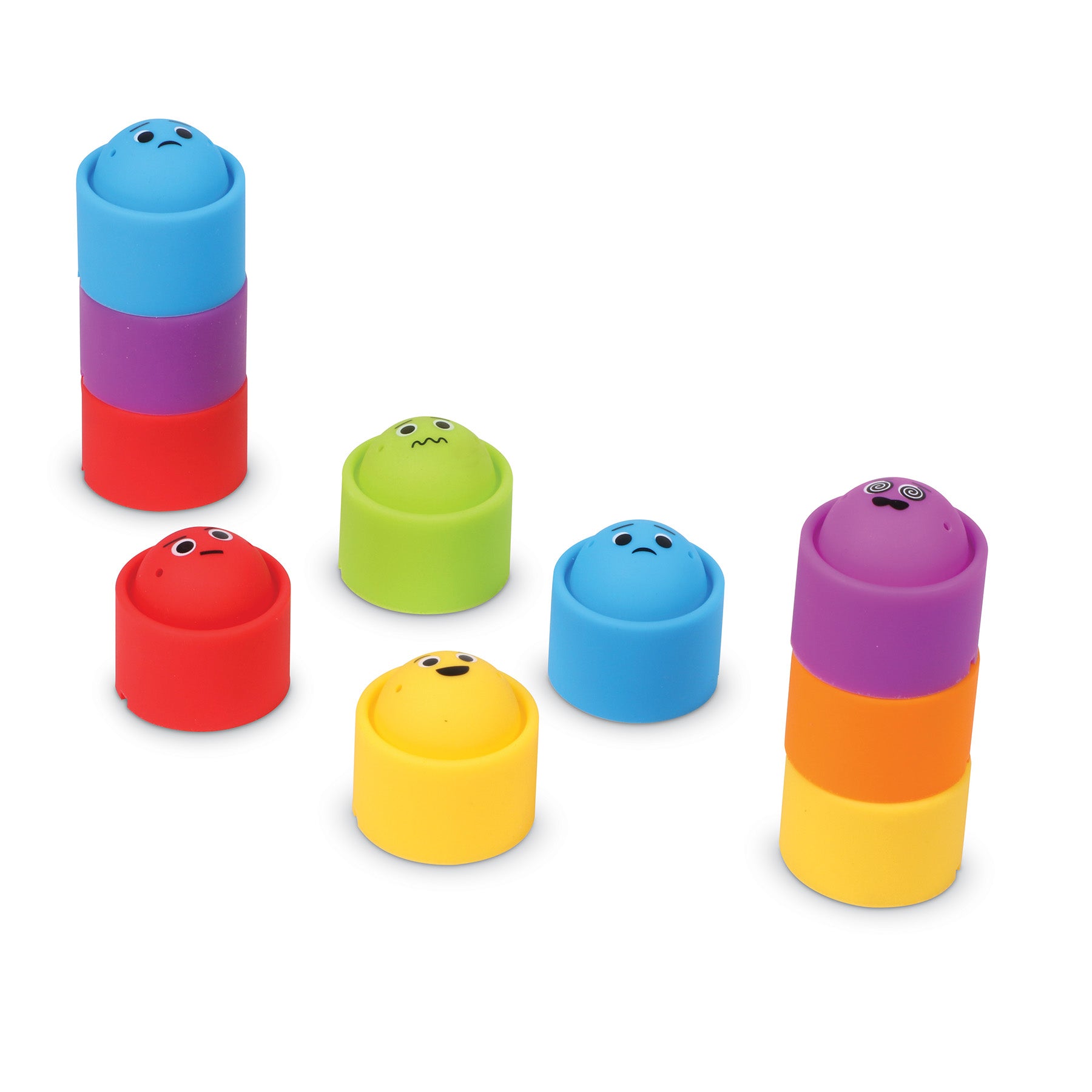 Learning Resources Rainbow Emotions Fidget Poppers - SEL Classroom Set - Image 2