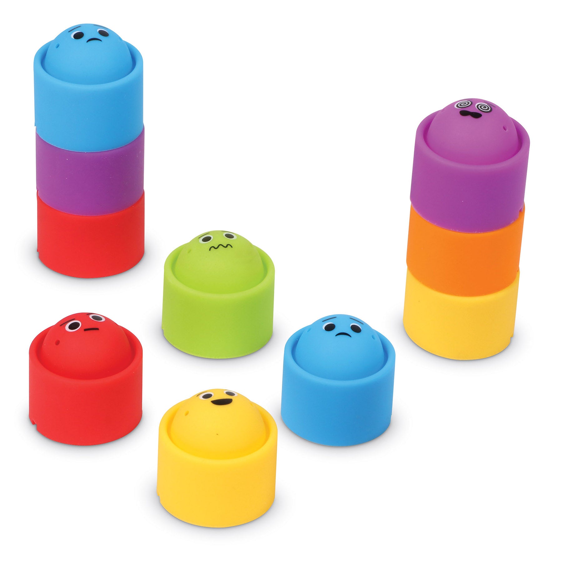 Learning Resources Rainbow Emotions Fidget Poppers - SEL Classroom Set - Image 3
