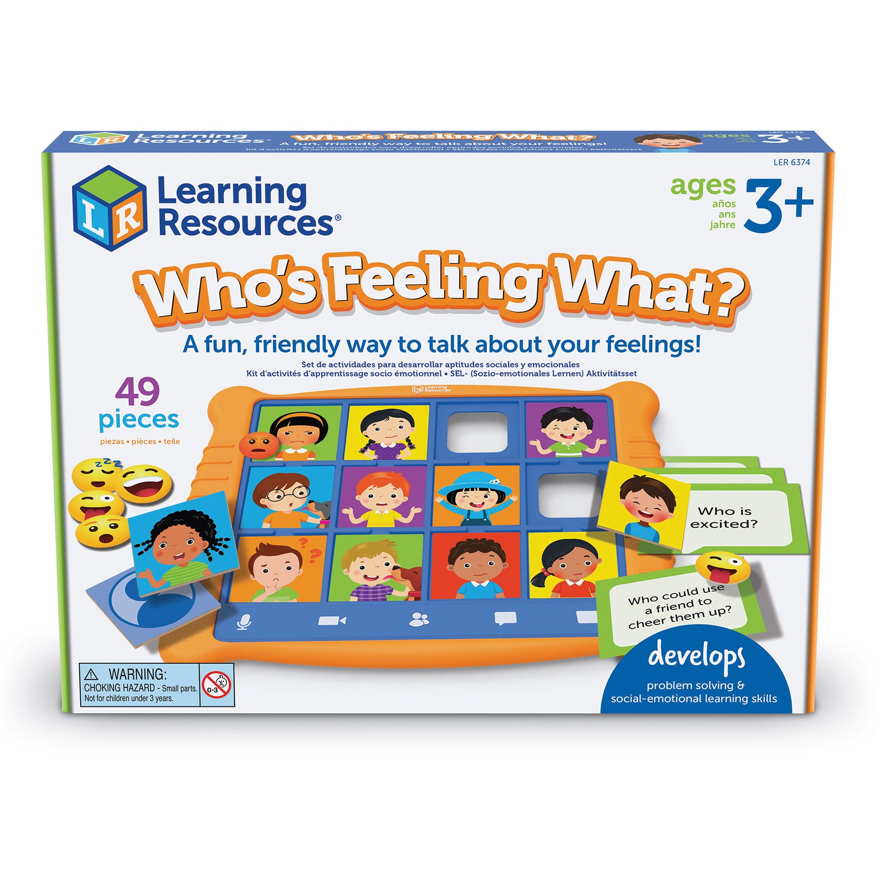 Alternative view of Learning Resources Who's Feeling What? - Social-Emotional Board Game