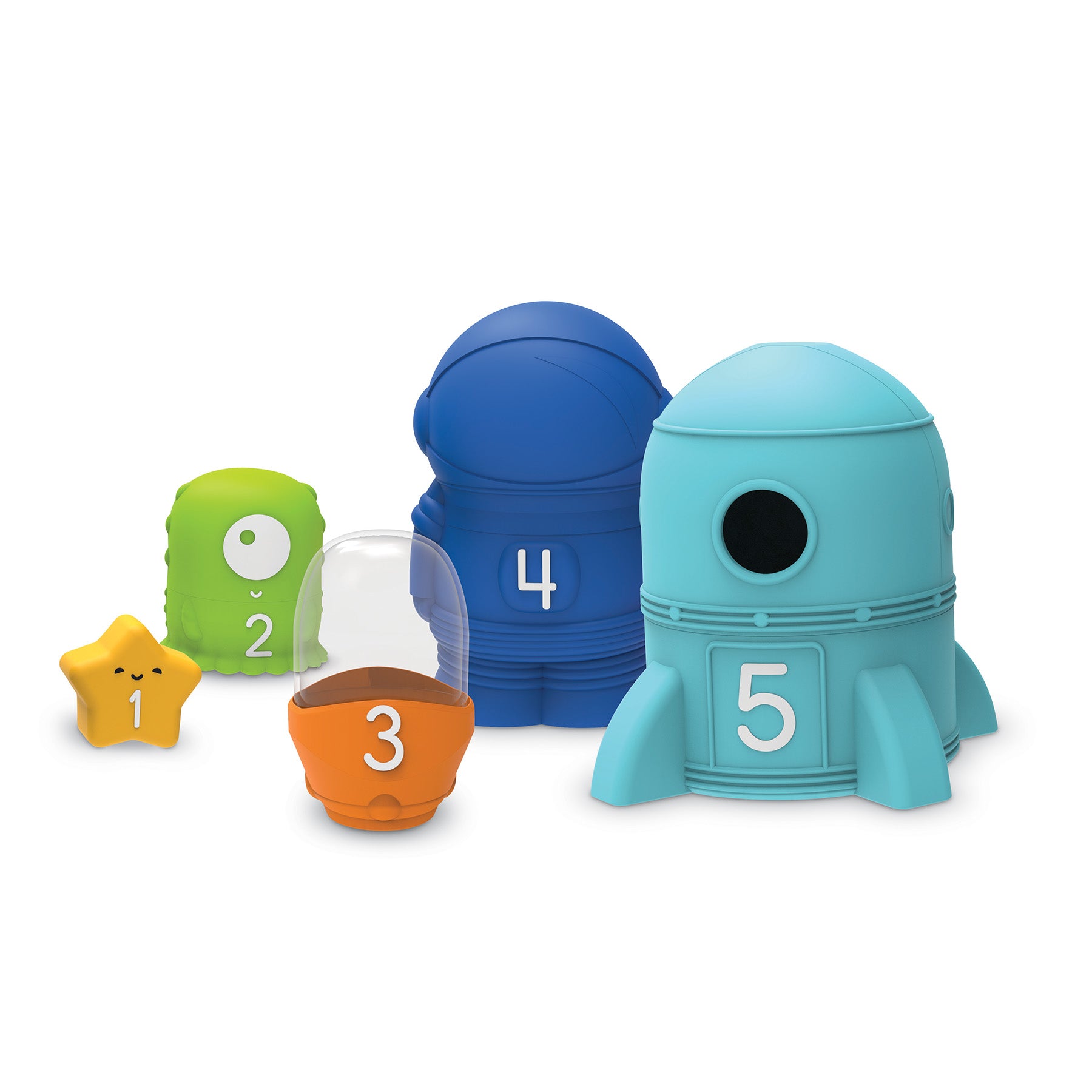 Learning Resources Cosmic Explorer Nesting Rocket Ship - Space Adventure - Educational Toy - Image 3