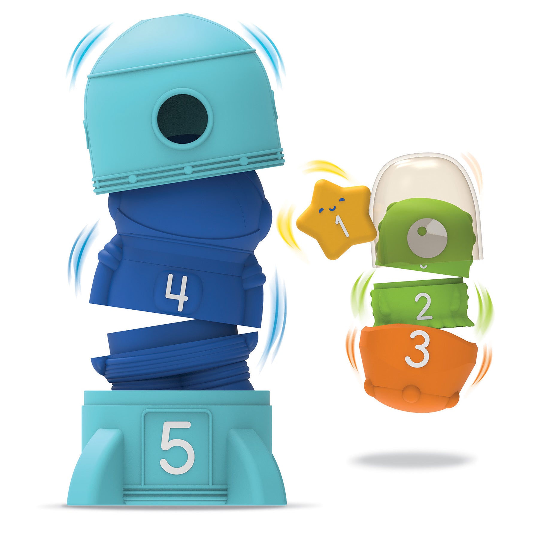 Learning Resources Cosmic Explorer Nesting Rocket Ship - Space Adventure - Educational Toy - Image 5