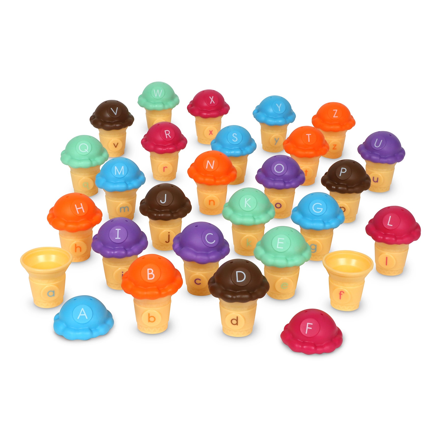Learning Resources Mini Letter Scoops - Alphabet Ice Cream Playset - Image 3