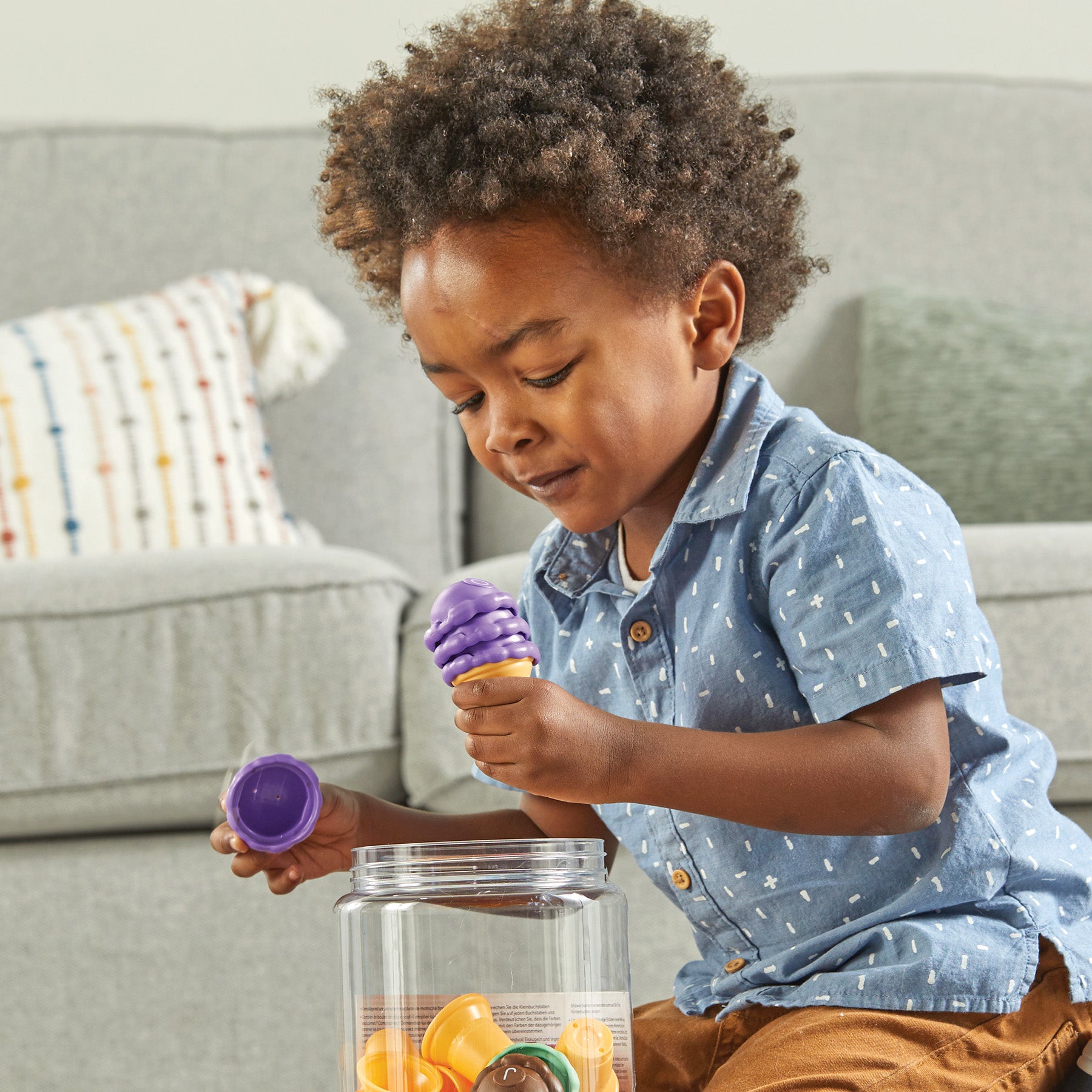 Learning Resources Mini Letter Scoops - Alphabet Ice Cream Playset - Image 5