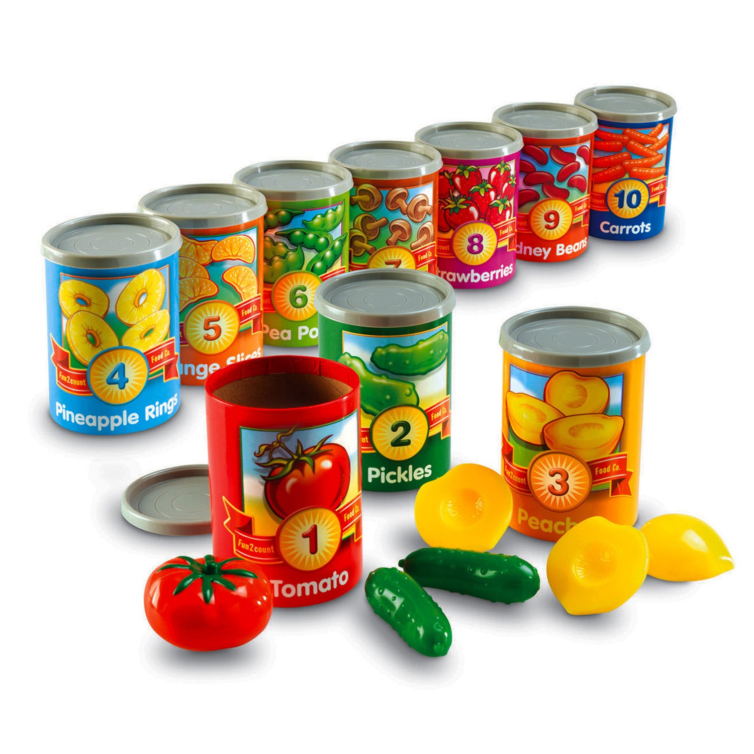 Alternative view of Learning Resources 1 to 10 Counting Cans - Educational Math Toy