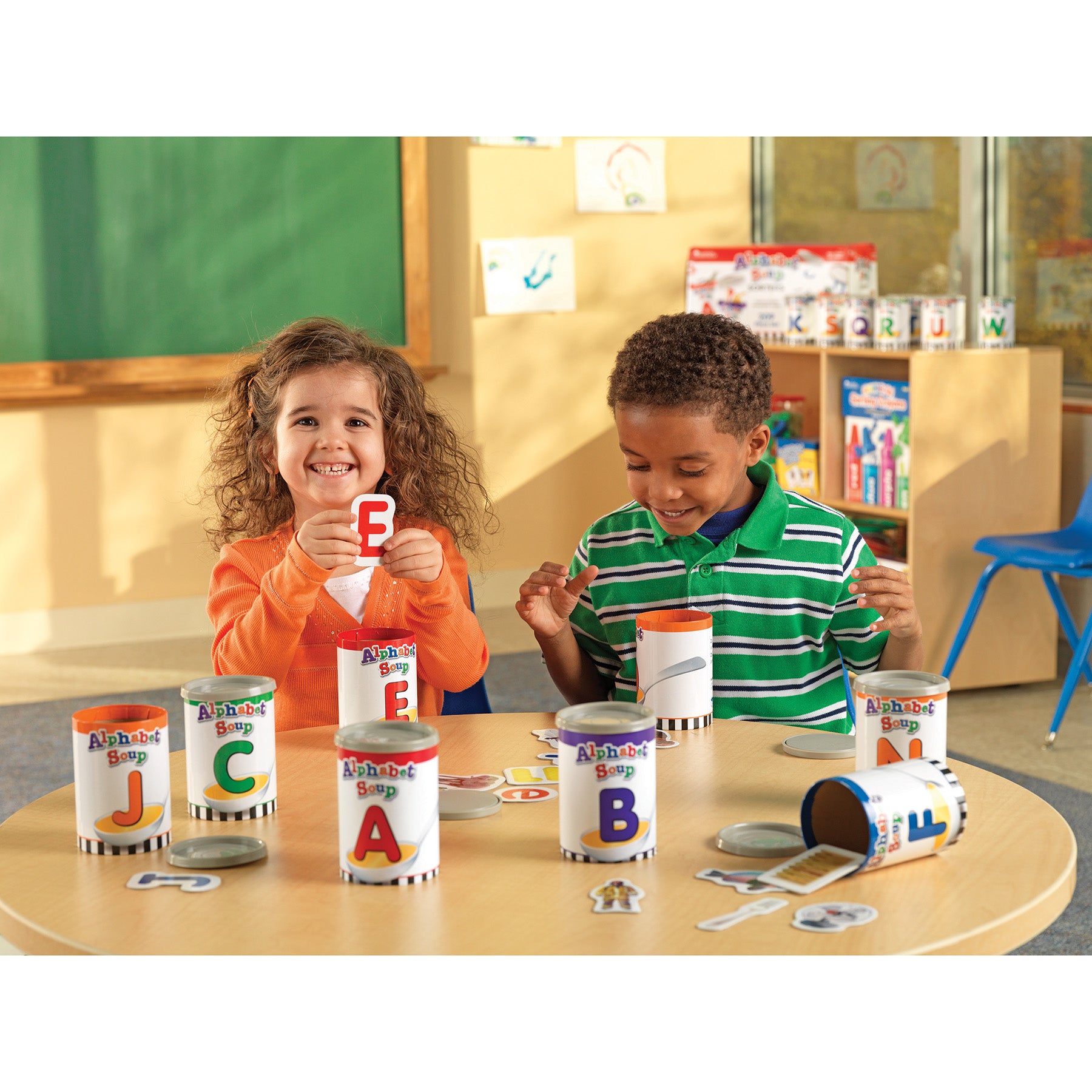 Learning Resources Alphabet Soup Sorters - Early Literacy Fun - Image 3