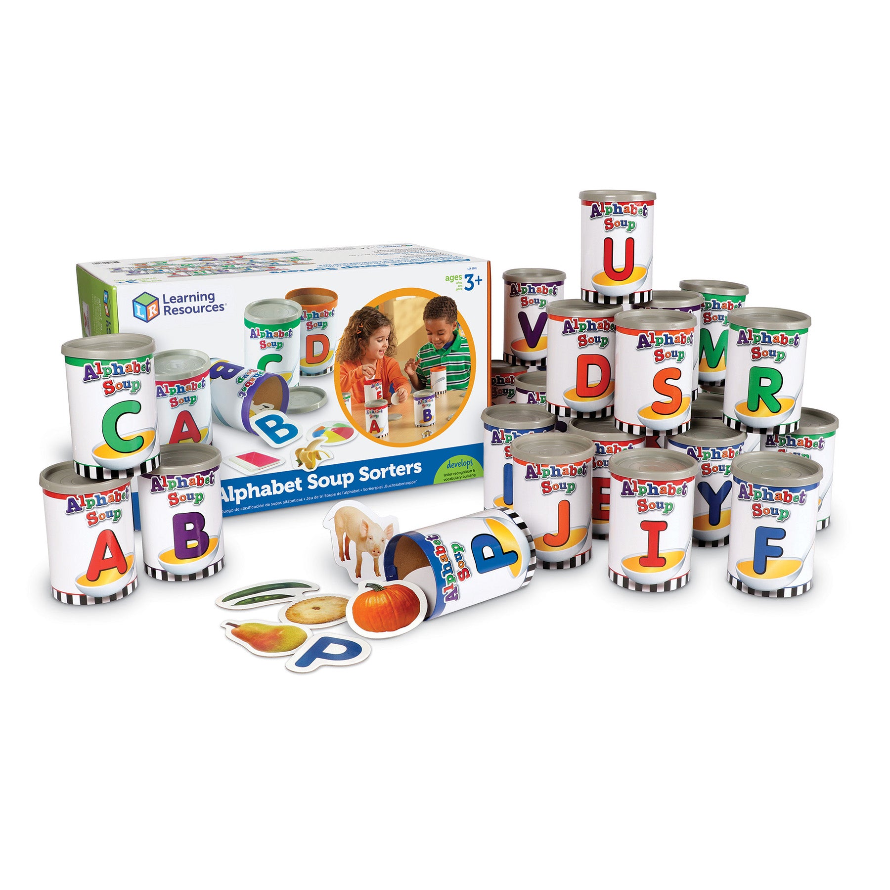 Learning Resources Alphabet Soup Sorters - Early Literacy Fun - Image 6