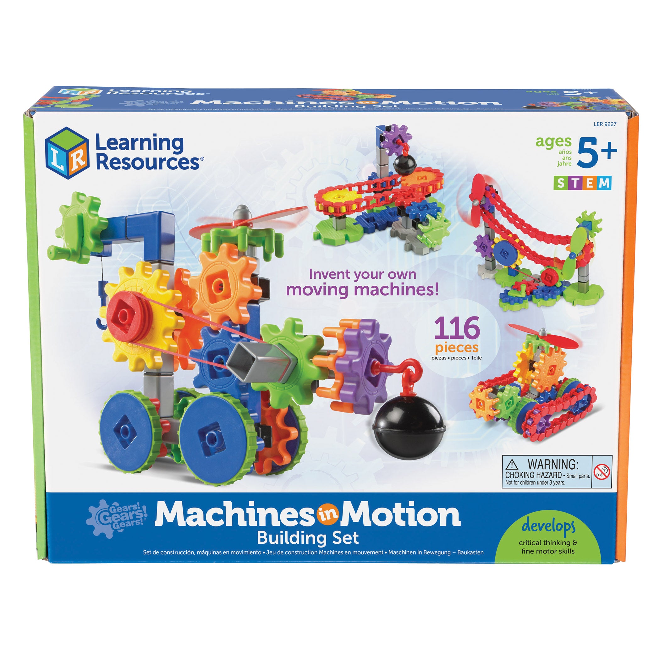 Learning Resources Gears! Gears! Gears! Machines in Motion - Creative Building Set - Image 2