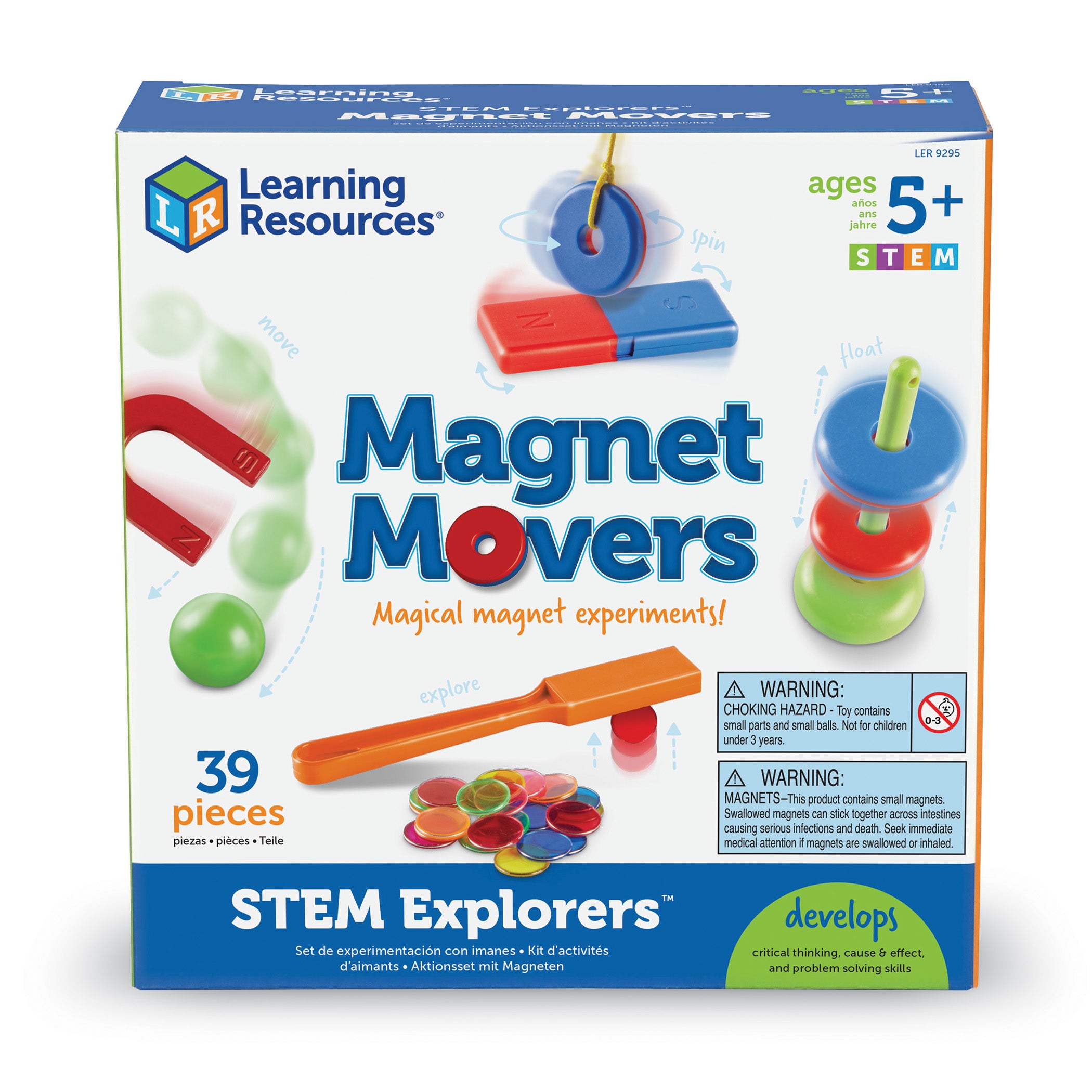 Alternative view of Learning Resources STEM Starters Magnet Movers - Magnetic Discovery Kit