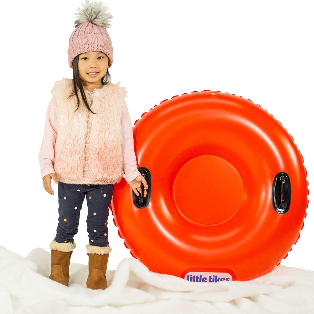 Little Tikes Heavy-Duty Inflatable Snow Tube for Kids