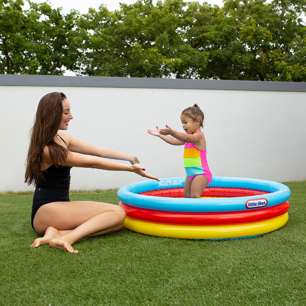 Alternative view of Little Tikes Kiddie Pool - 48 inch Round 3-Ring Splash Pool