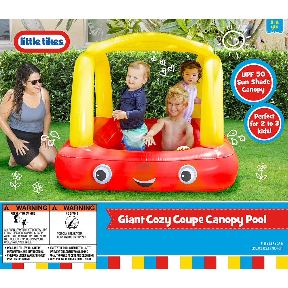 Alternative view of Little Tikes Cozy Coupe Giant Sun-Shade Kiddie Pool
