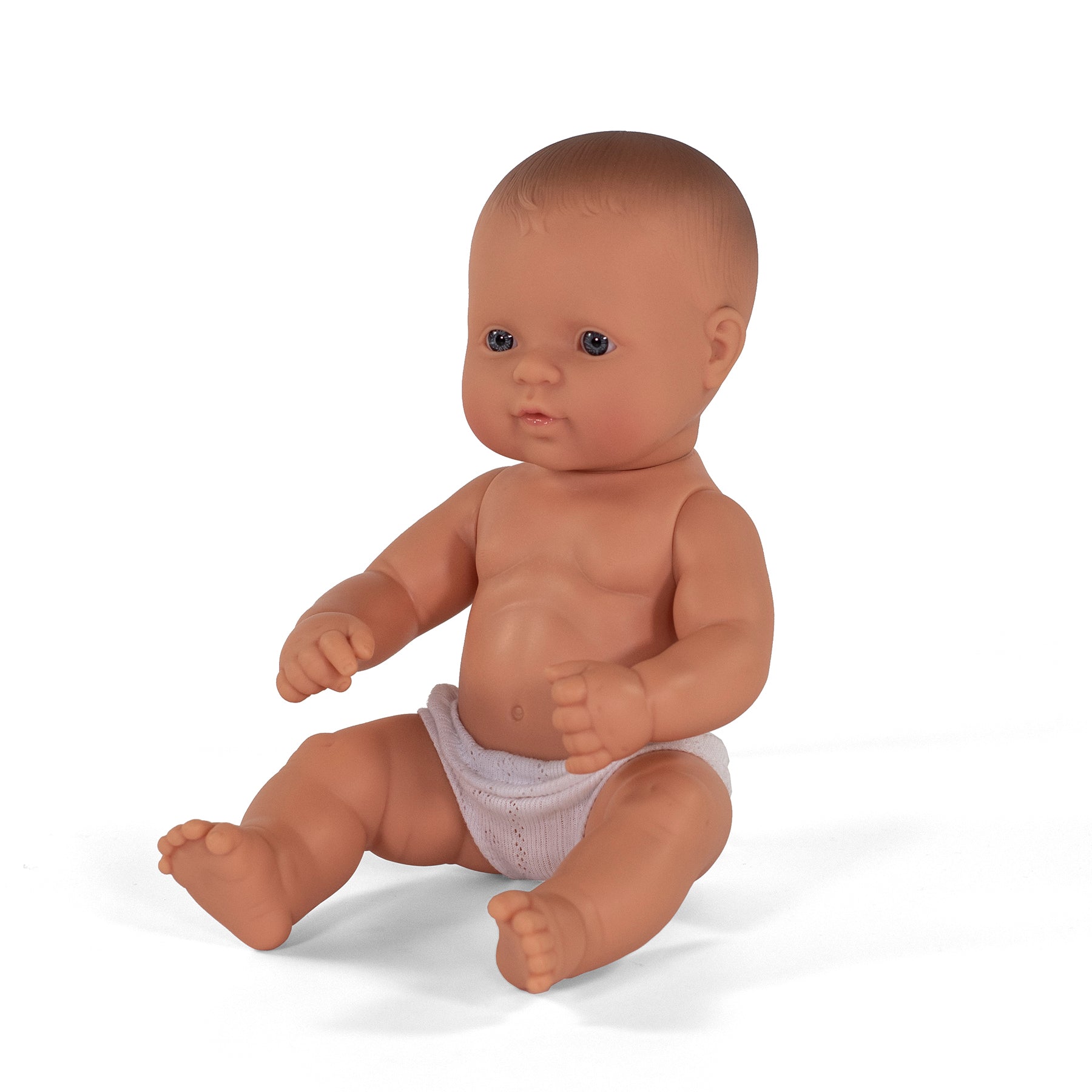 Alternative view of Miniland Newborn Doll with Soft Faux Hair - 12-5/8 inch