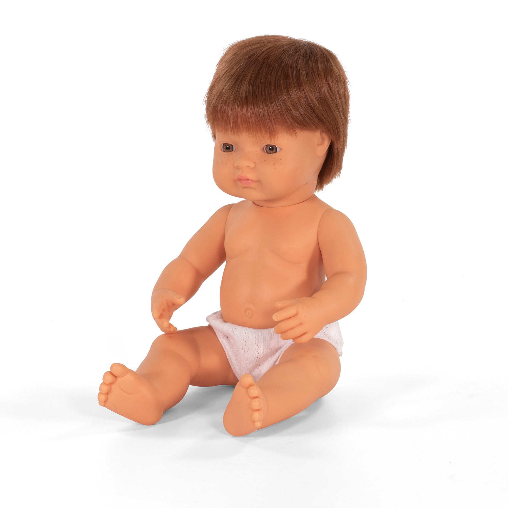 Alternative view of Miniland 15 inch Baby Doll - Red Hair