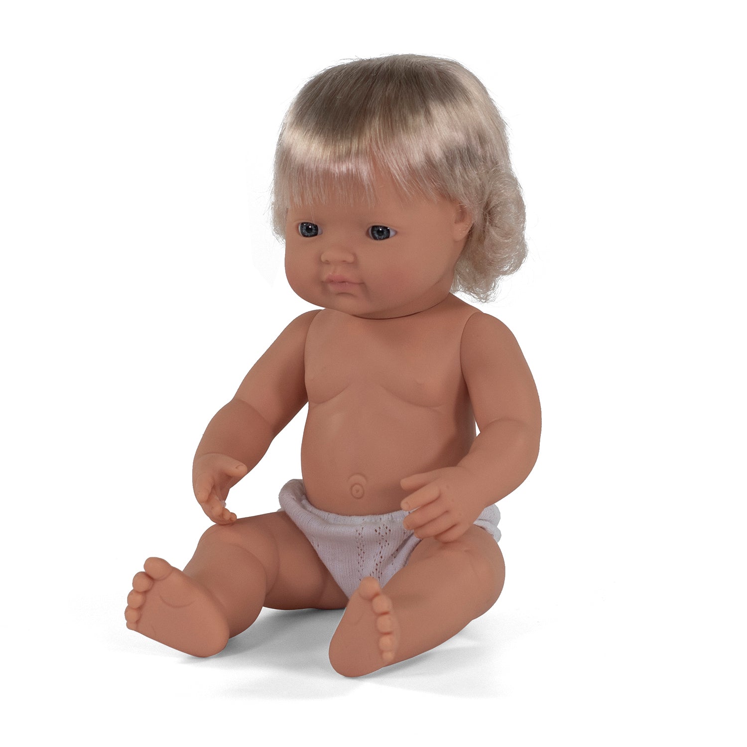 Alternative view of Miniland 15 inch Baby Doll - Blonde Hair, Blue Eyes
