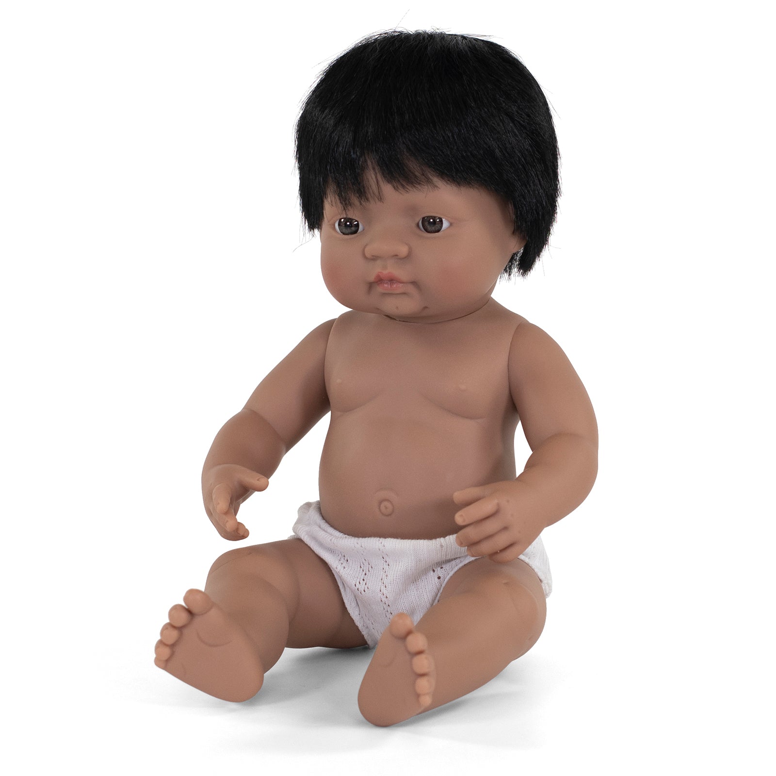 Alternative view of Miniland 15-inch Vinyl Baby Doll with Movable Limbs