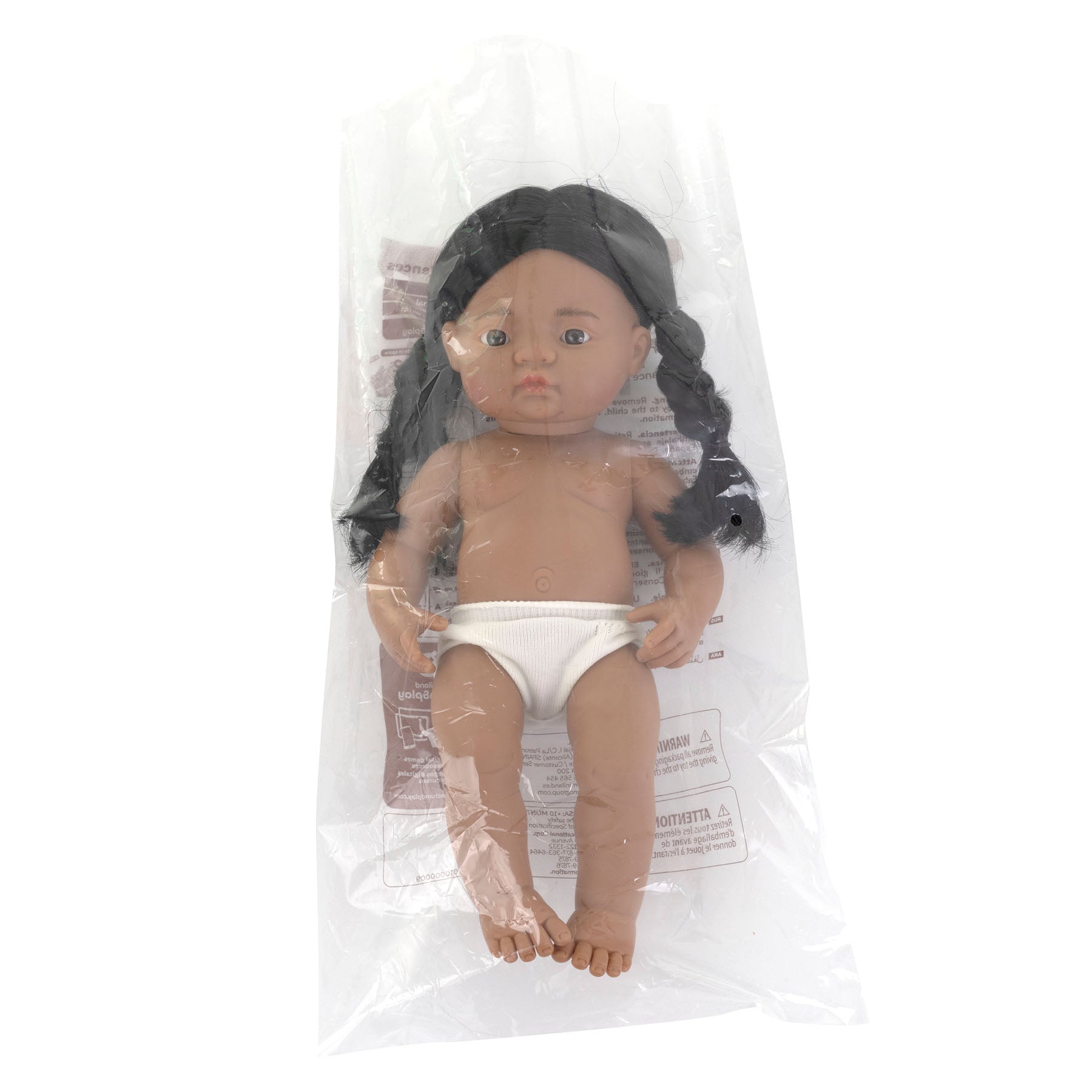 Alternative view of Miniland 15-inch Soft Vinyl Baby Doll - Brunette