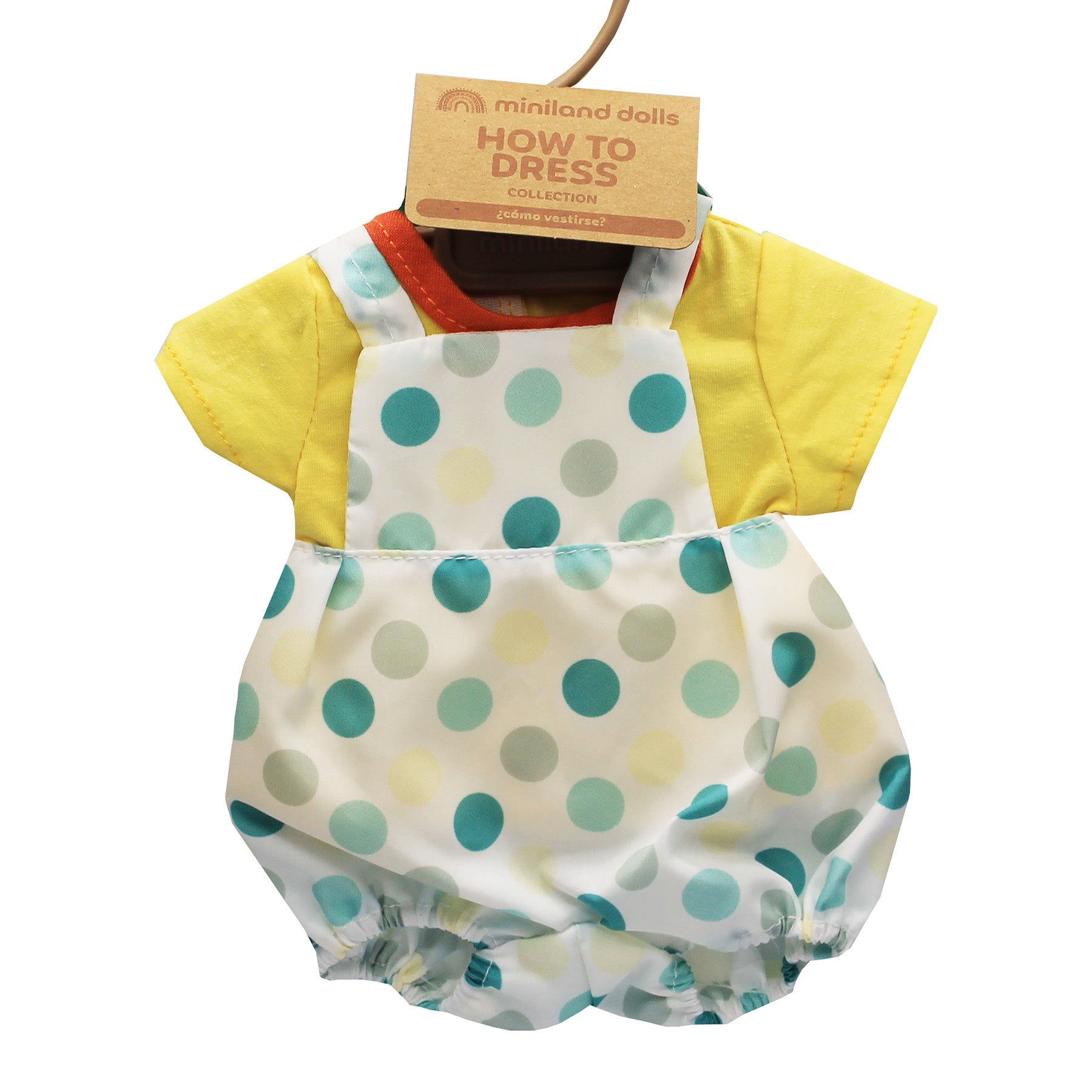 Alternative view of Miniland Warm Weather Boy Doll Summer Outpfit with Cap