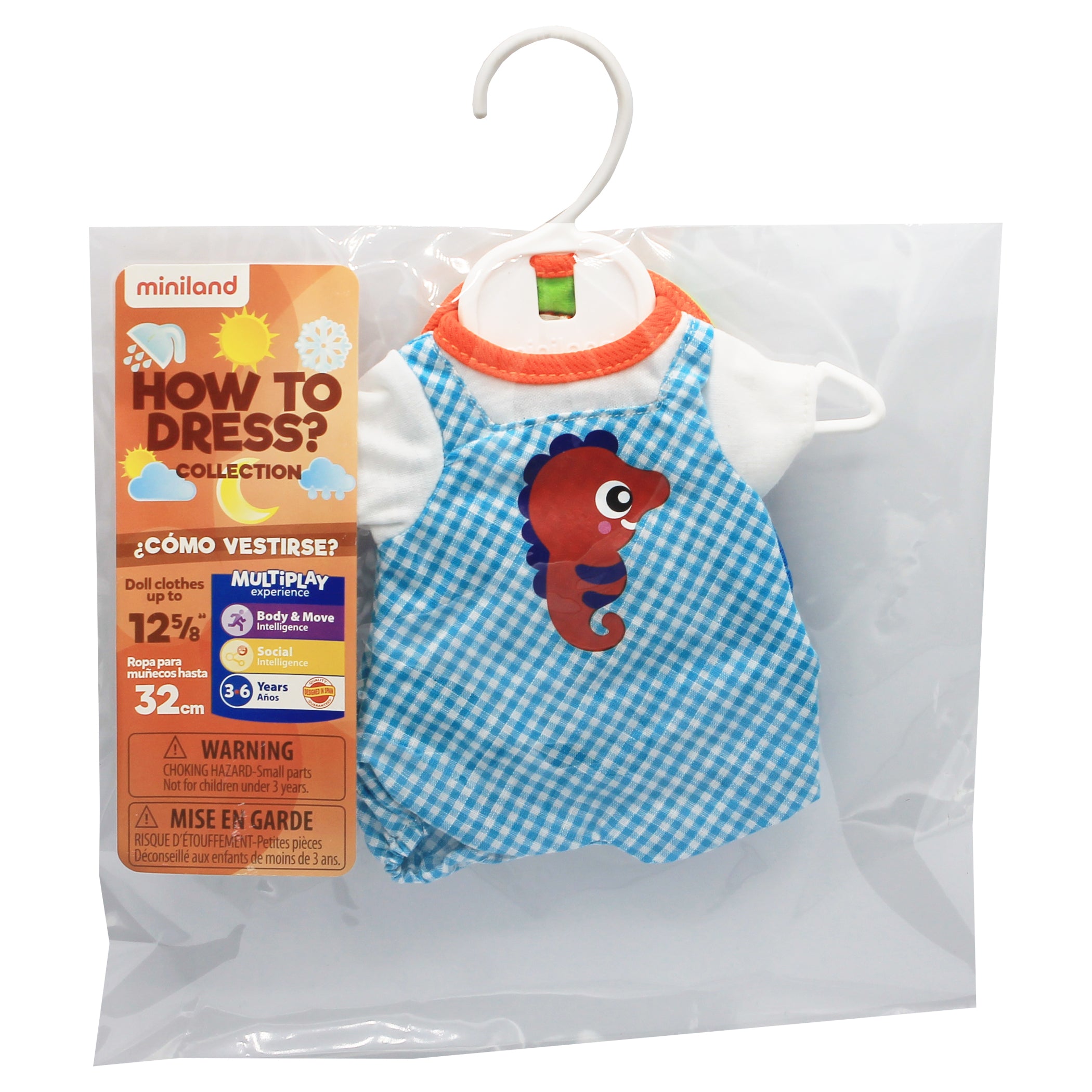 Alternative view of Miniland Warm Weather Jumper and Cap Outfit for 12-5/8" Dolls