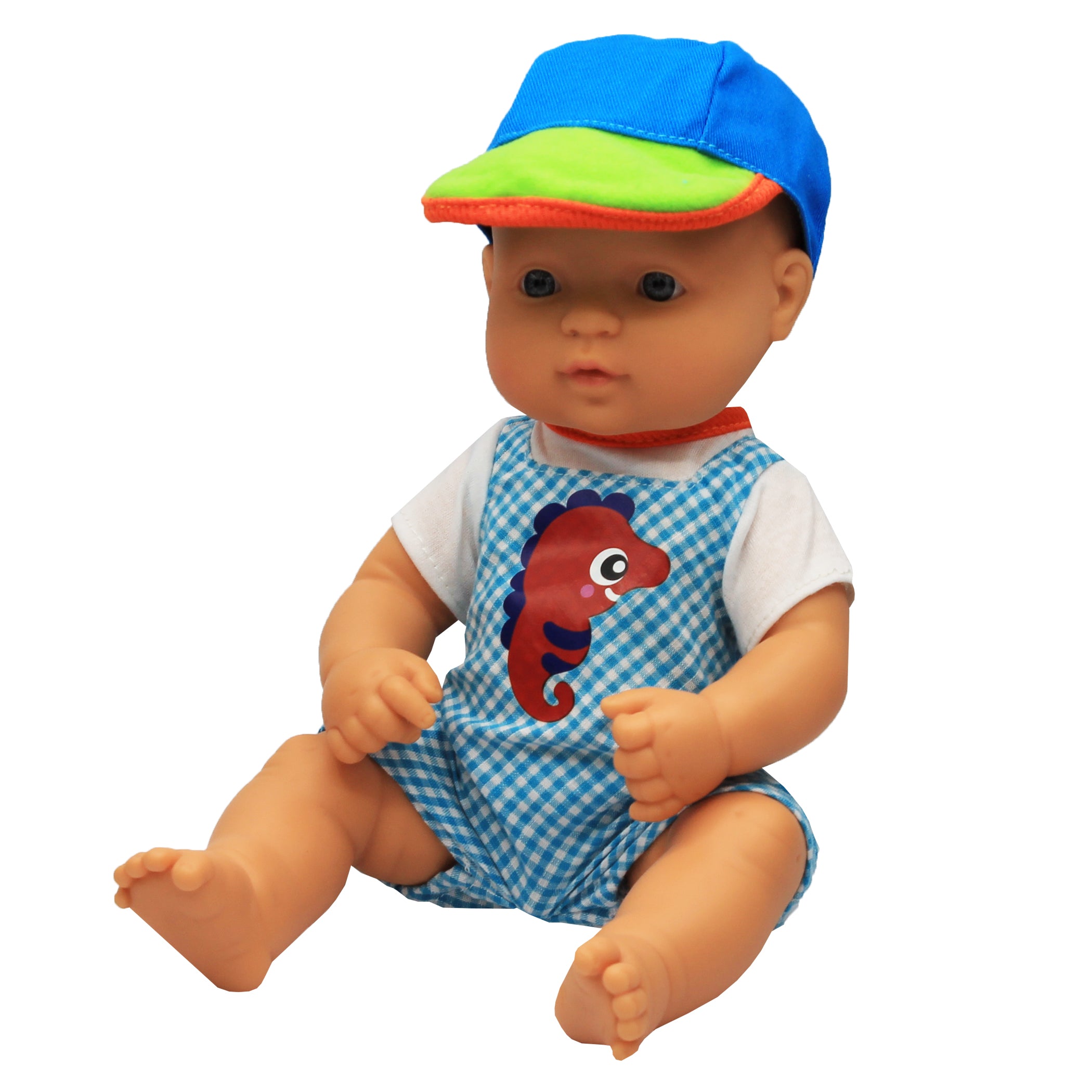 Miniland Warm Weather Jumper and Cap Outfit for 12-5/8" Dolls - Image 4