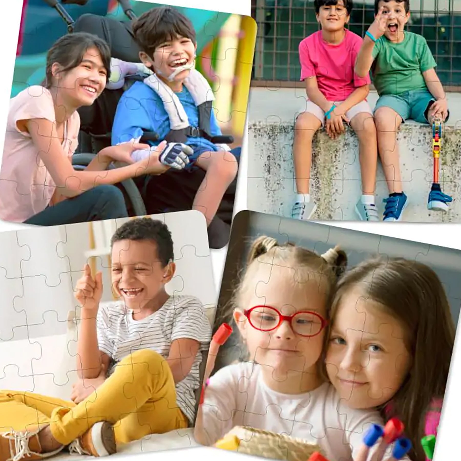 Miniland Inclusion Set of 4 Puzzles - 25 pc Each - Image 3